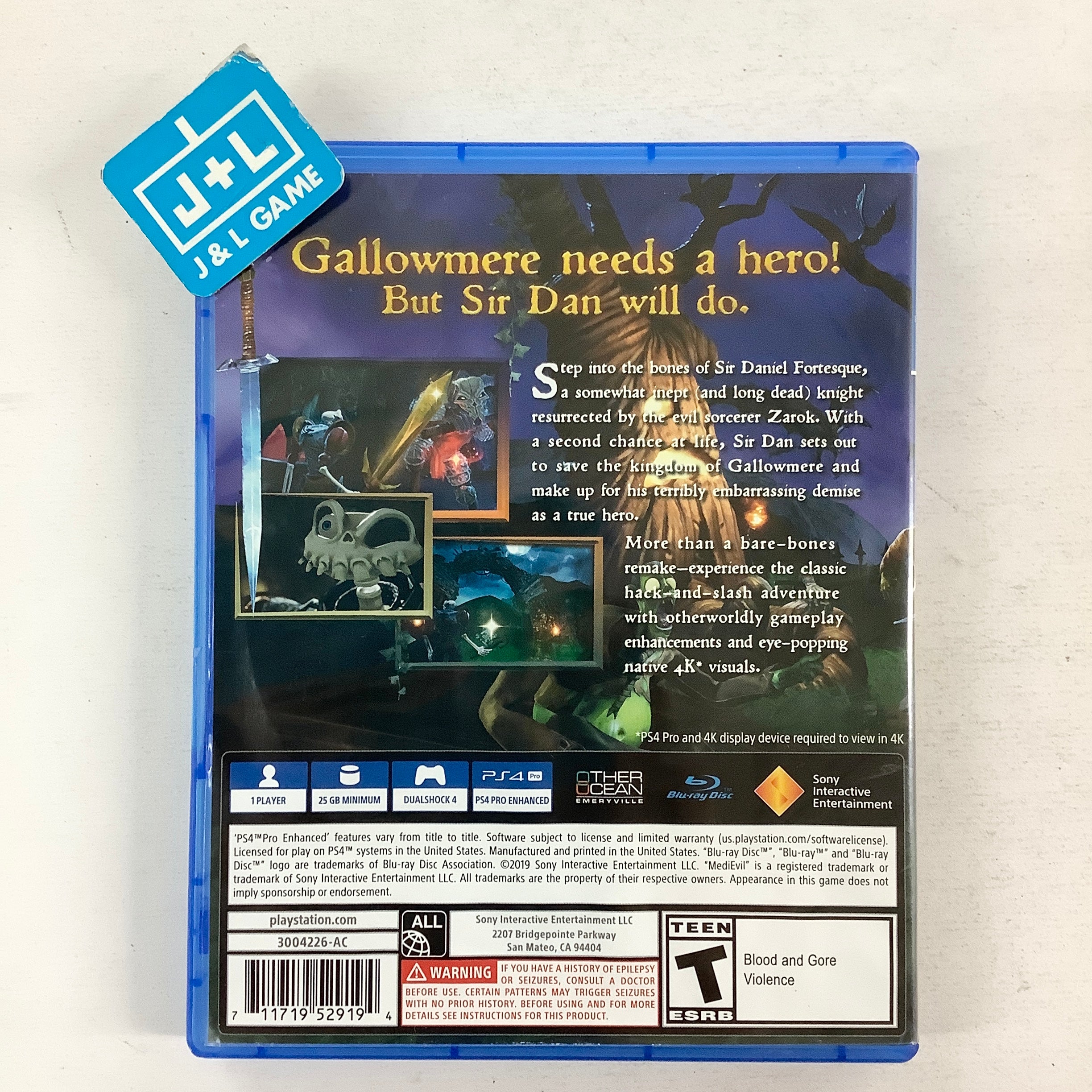 MediEvil - (PS4) PlayStation 4 [Pre-Owned] Video Games Sony Interactive Entertainment