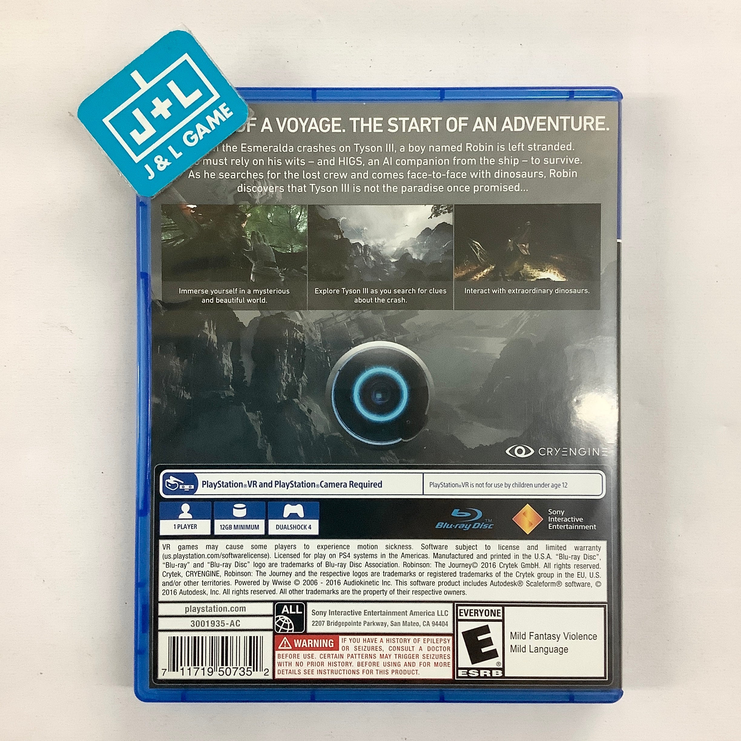 Robinson: The Journey (PlayStation VR) - (PS4) PlayStation 4 [Pre-Owned] Video Games Sony Interactive Entertainment