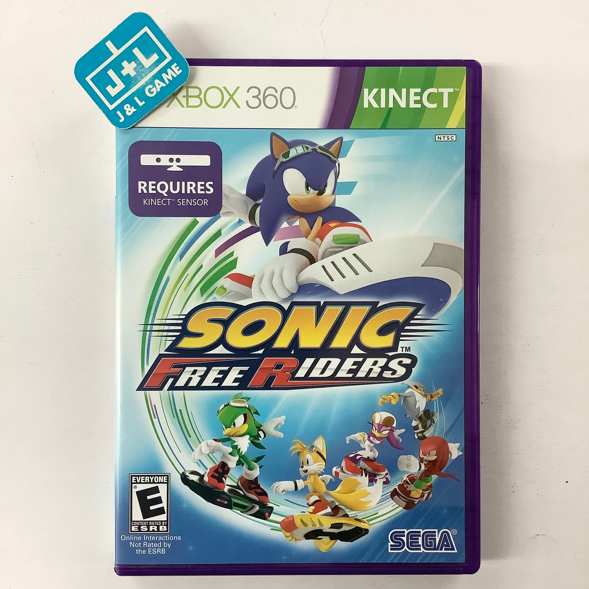 Sonic Free Riders (Kinect Required) - Xbox 360 [Pre-Owned] Video Games Sega   