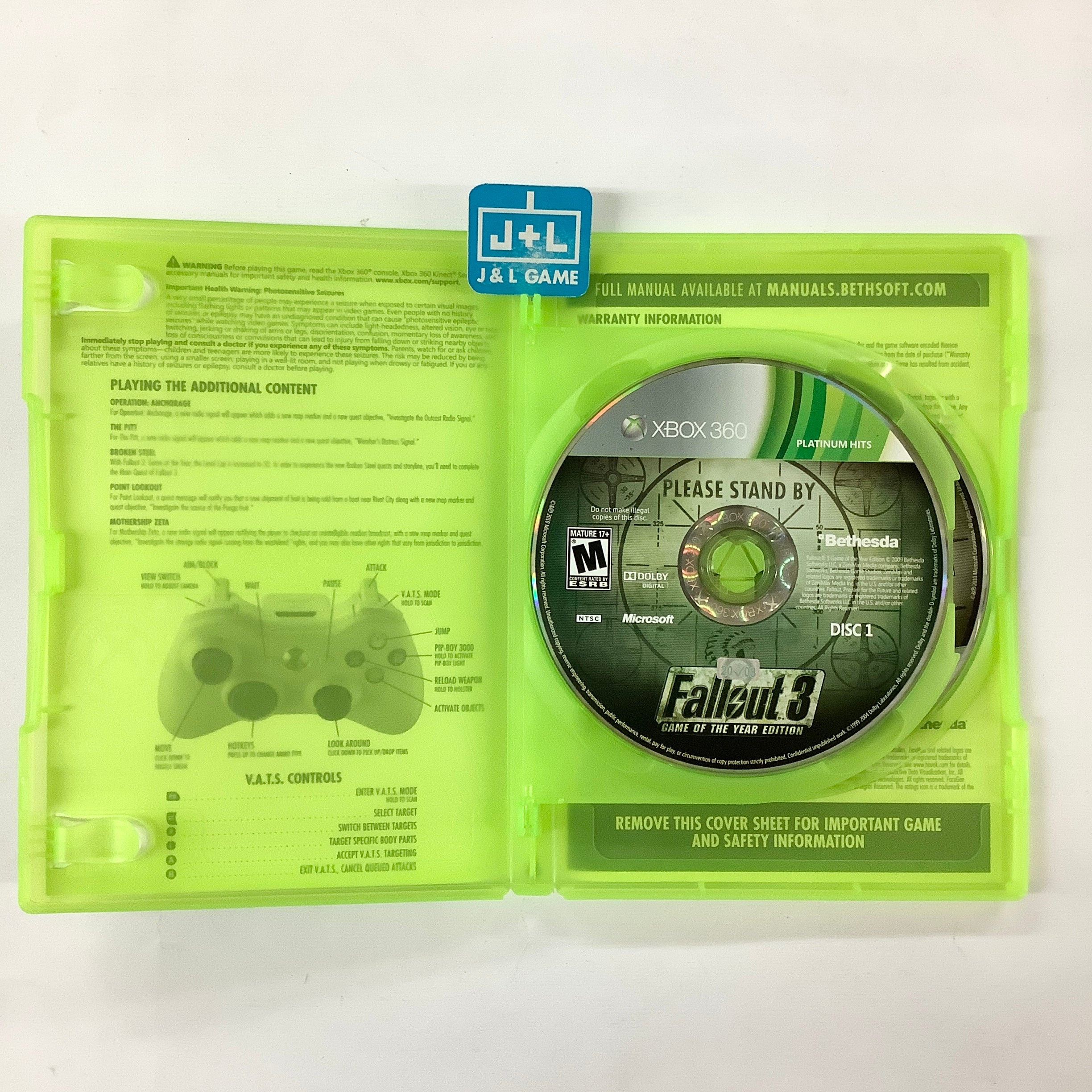 Fallout 3: Game of the Year Edition (XB1) Xbox One Xbox 360