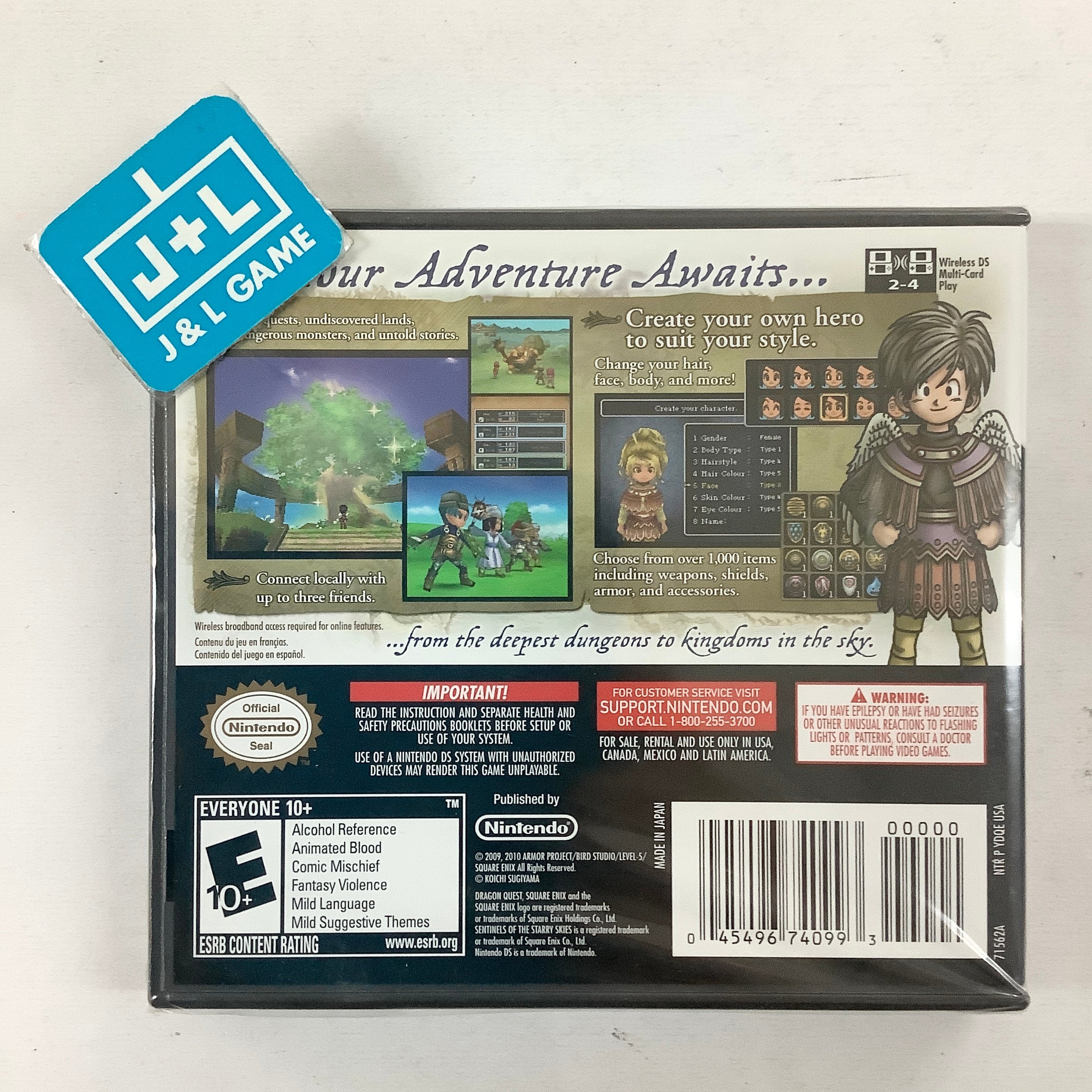 Dragon Quest IX: Sentinels of the Starry Skies - (NDS) Nintendo DS Video Games Nintendo   