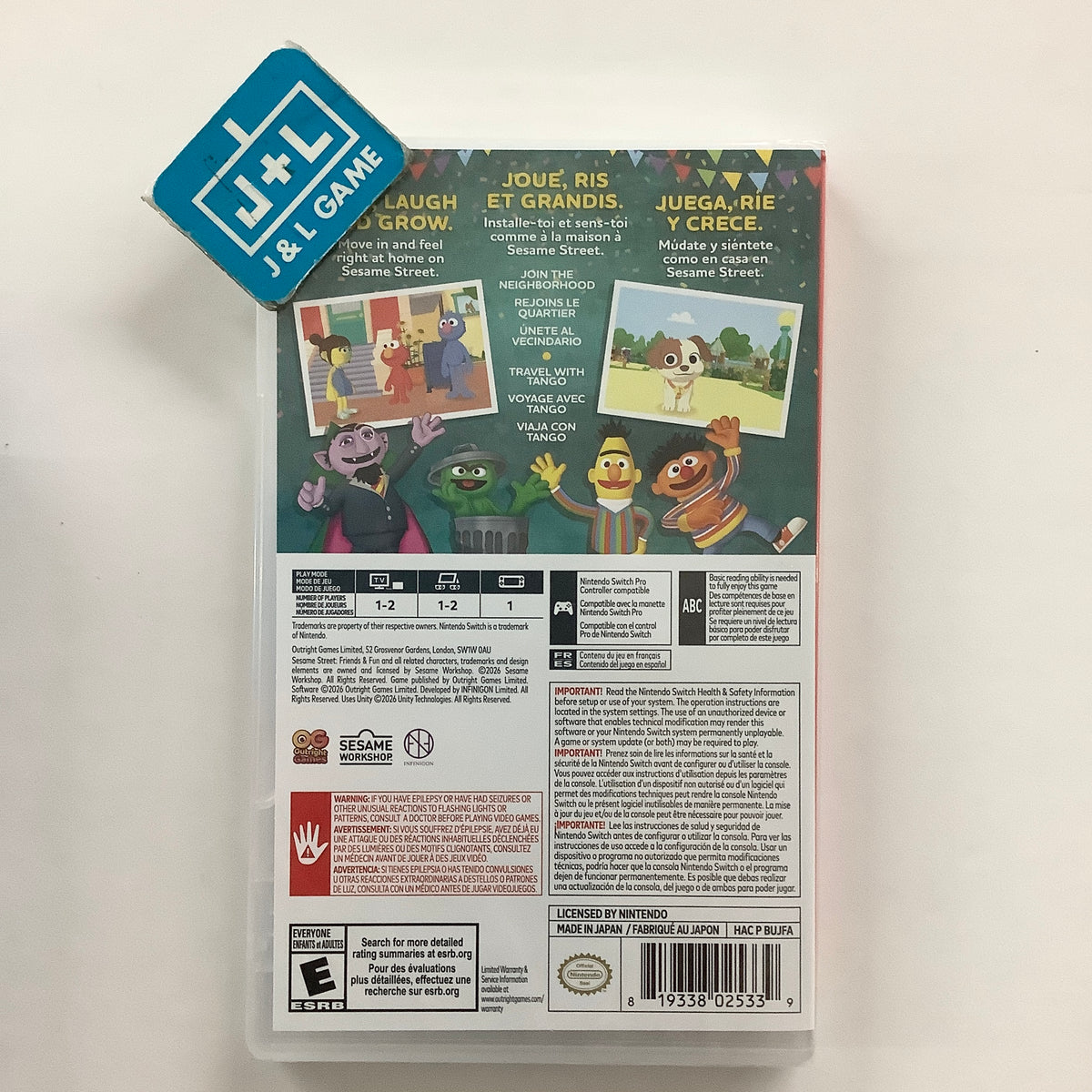 Sesame Street: Friends & Fun  - (NSW) Nintendo Switch