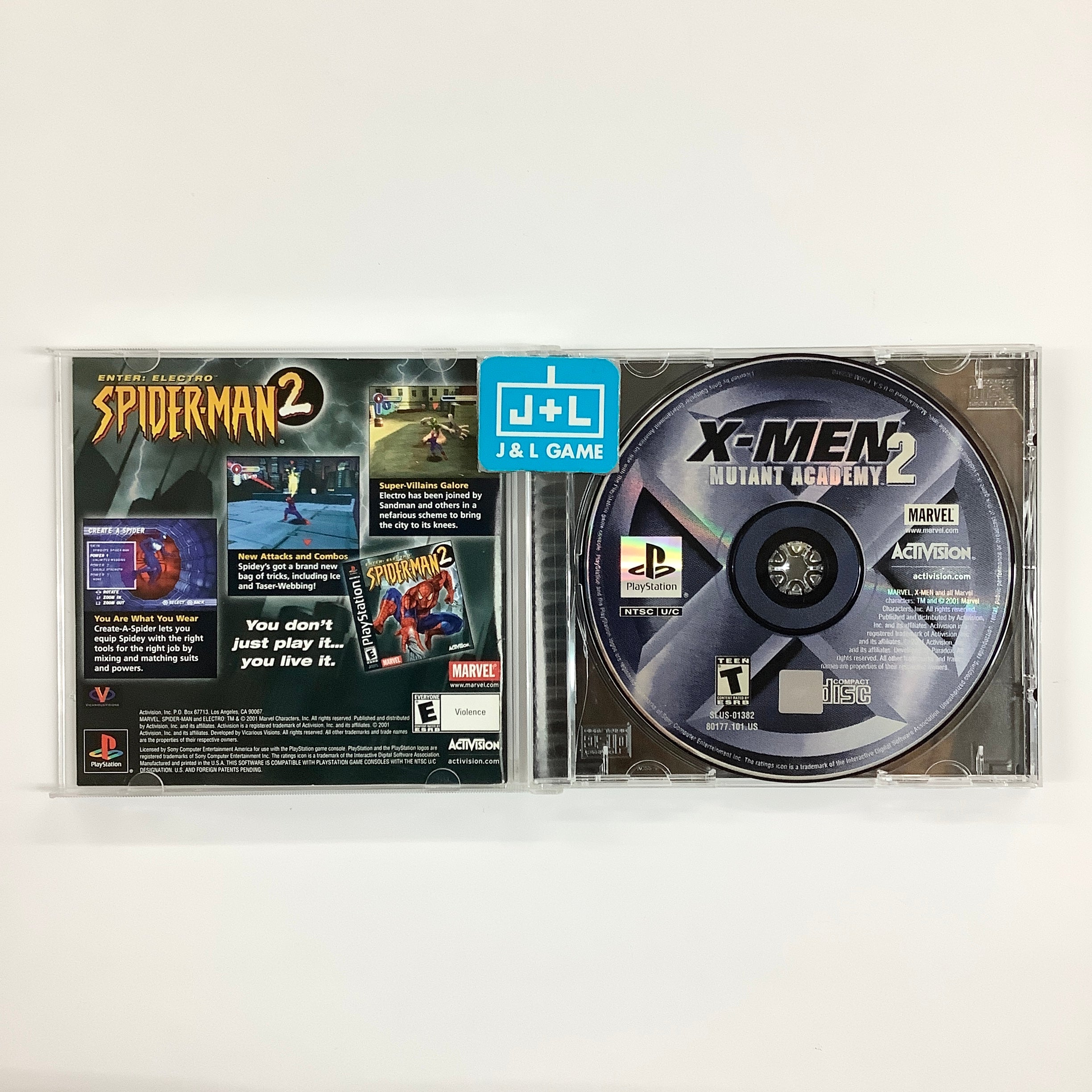 X-Men: Mutant Academy 2 - (PS1) PlayStation 1 [Pre-Owned] Video Games Activision