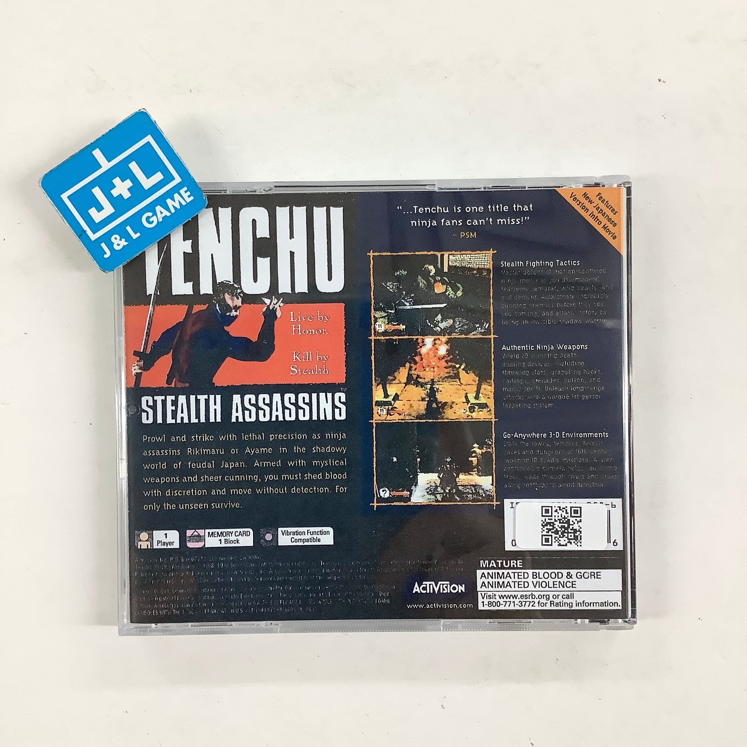 Tenchu: Stealth Assassins (Greatest Hits) - (PS1) PlayStation 1 [Pre-Owned] Video Games Activision