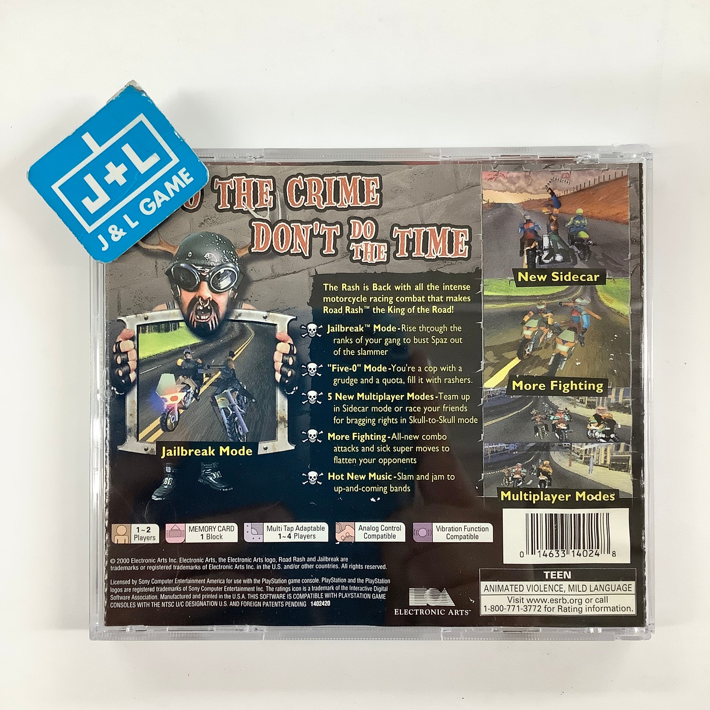 Road Rash: Jailbreak - (PS1) Playstation 1 [Pre-Owned]