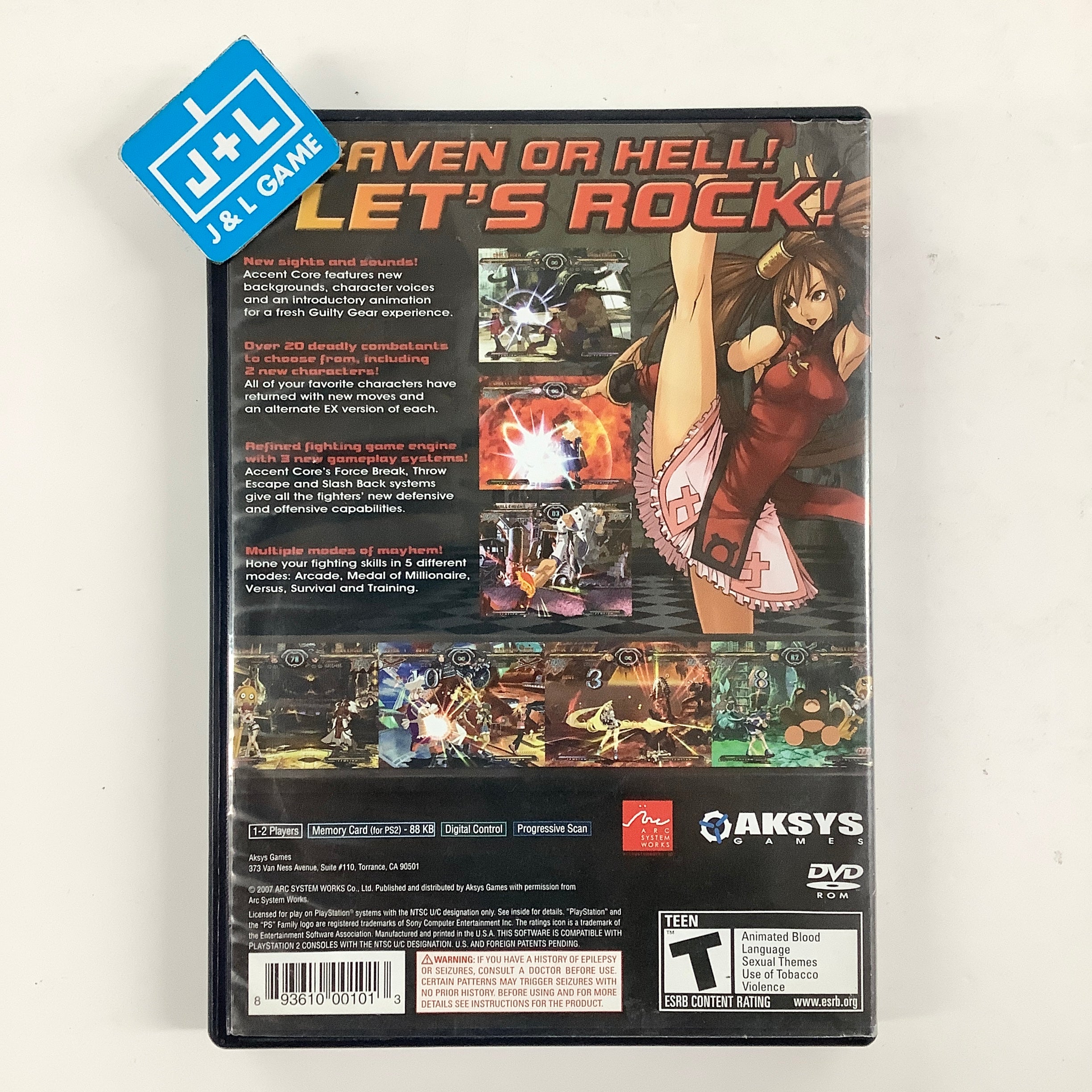 Guilty Gear XX Accent Core - (PS2) PlayStation 2 [Pre-Owned] Video Games Arc System Works