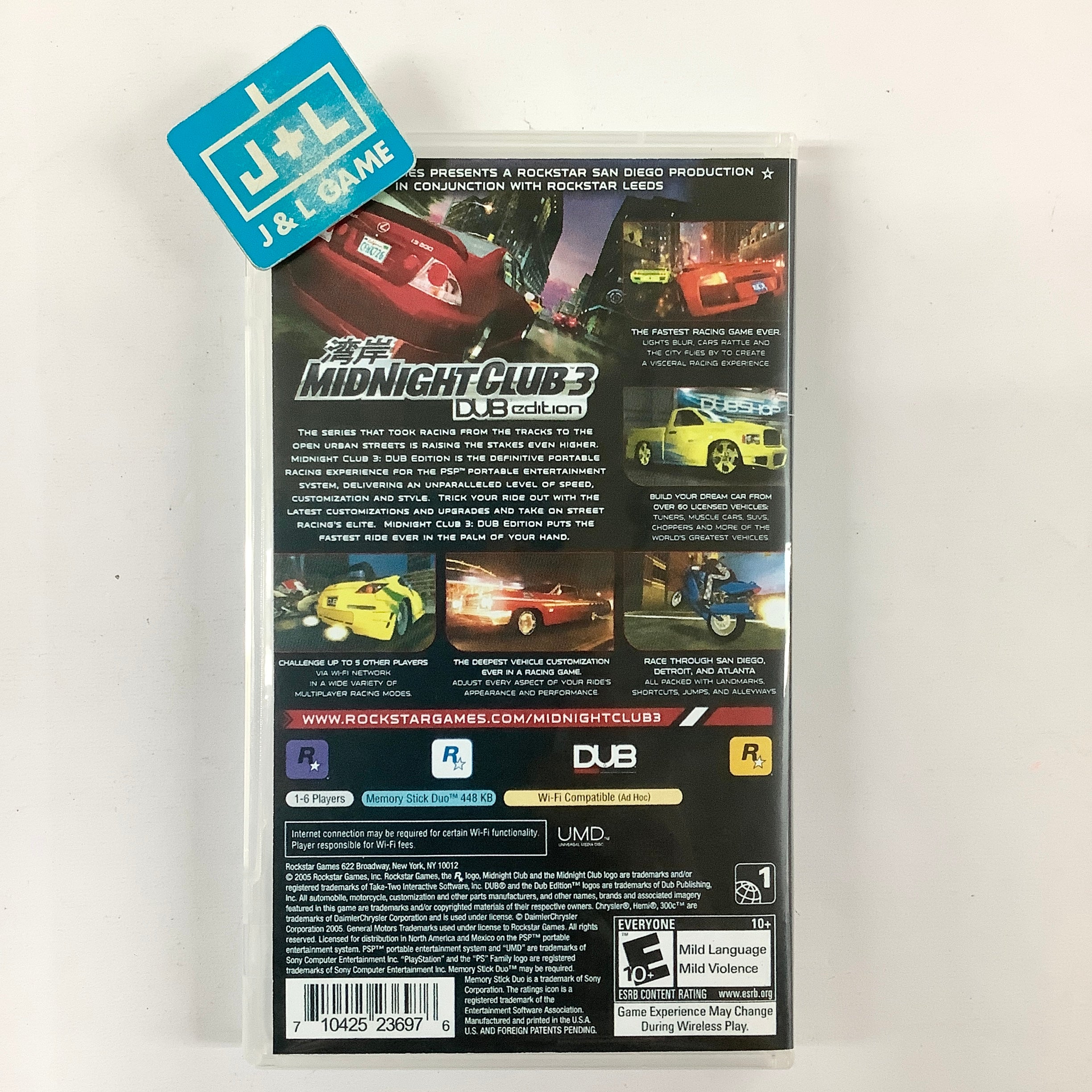 Midnight Club 3: DUB Edition - SONY PSP [Pre-Owned] Video Games Rockstar Games   