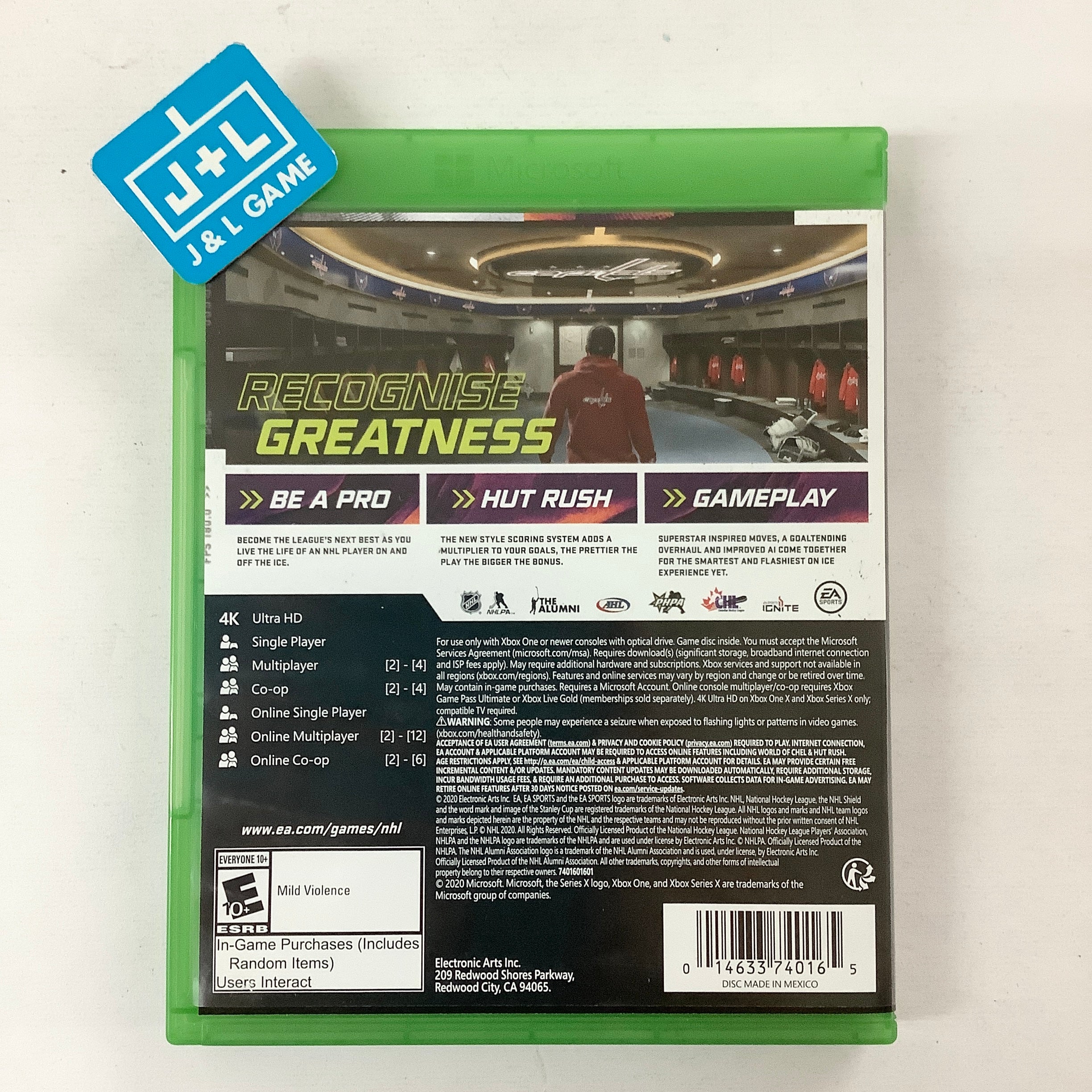 NHL 21 - (XSX) Xbox Series X [Pre-Owned] | J&L Game