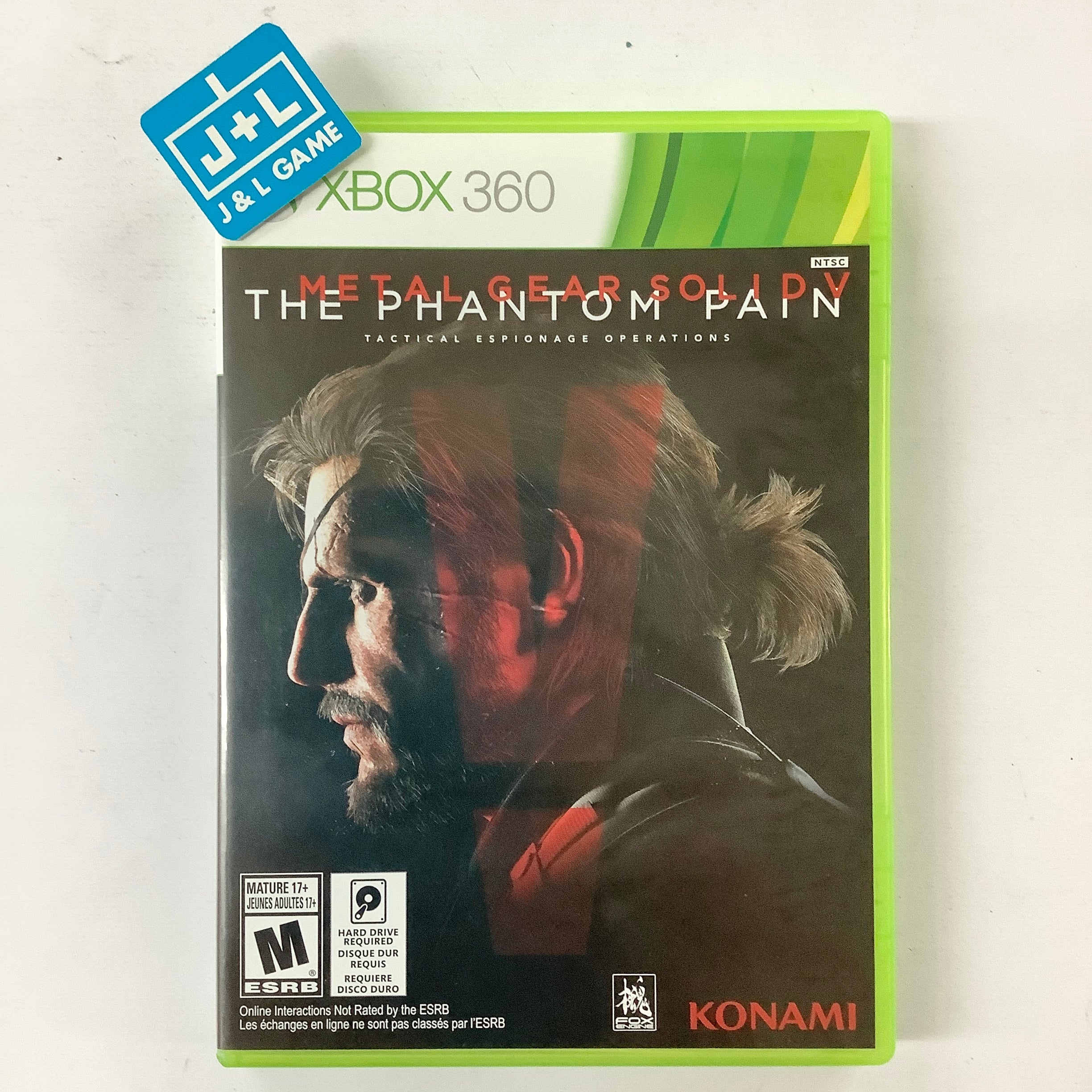 Metal Gear Solid V: The Phantom Pain - Xbox 360 [Pre-Owned] Video Games Konami   