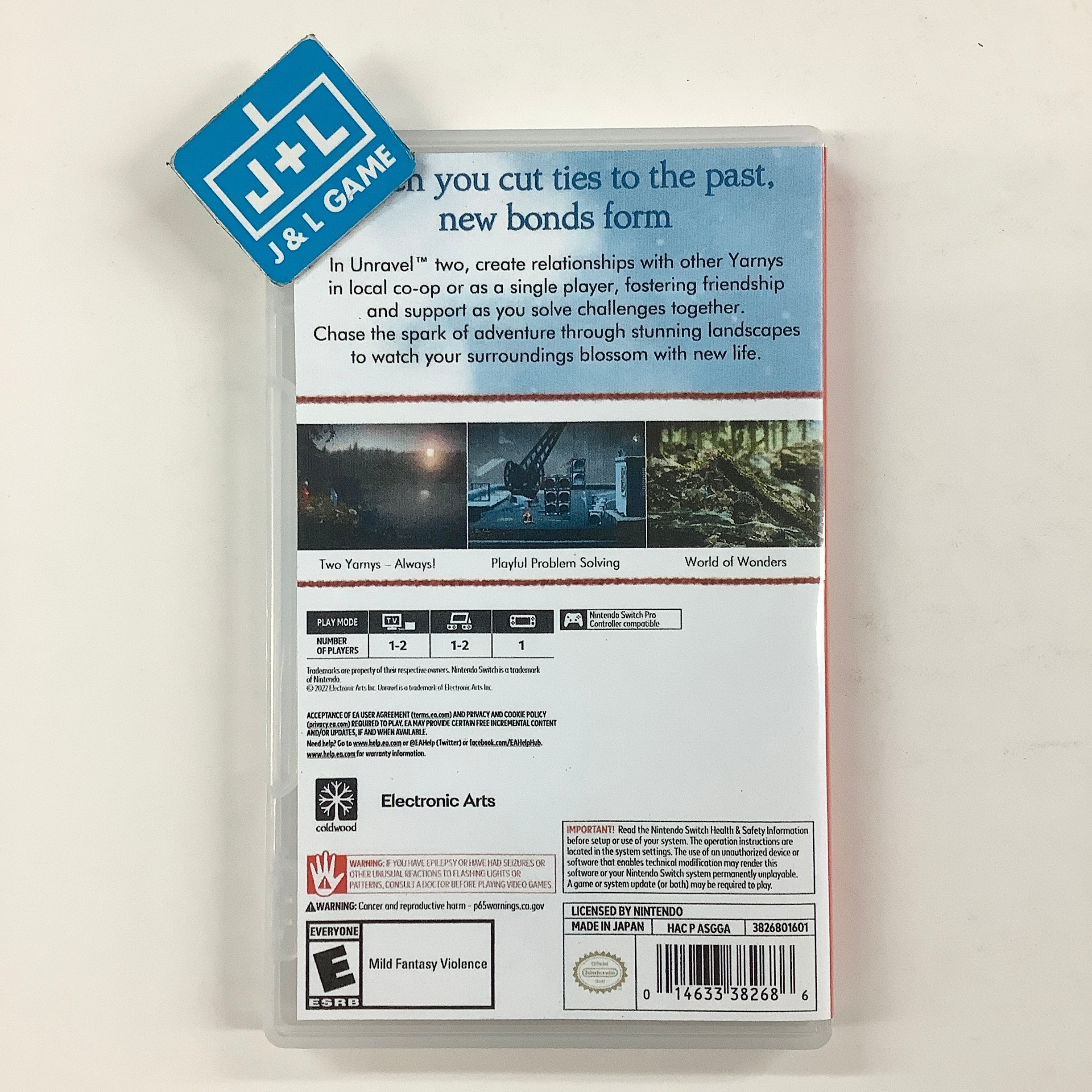 Unravel Two - (NSW) Nintendo Switch [Pre-Owned] Video Games Electronic Arts