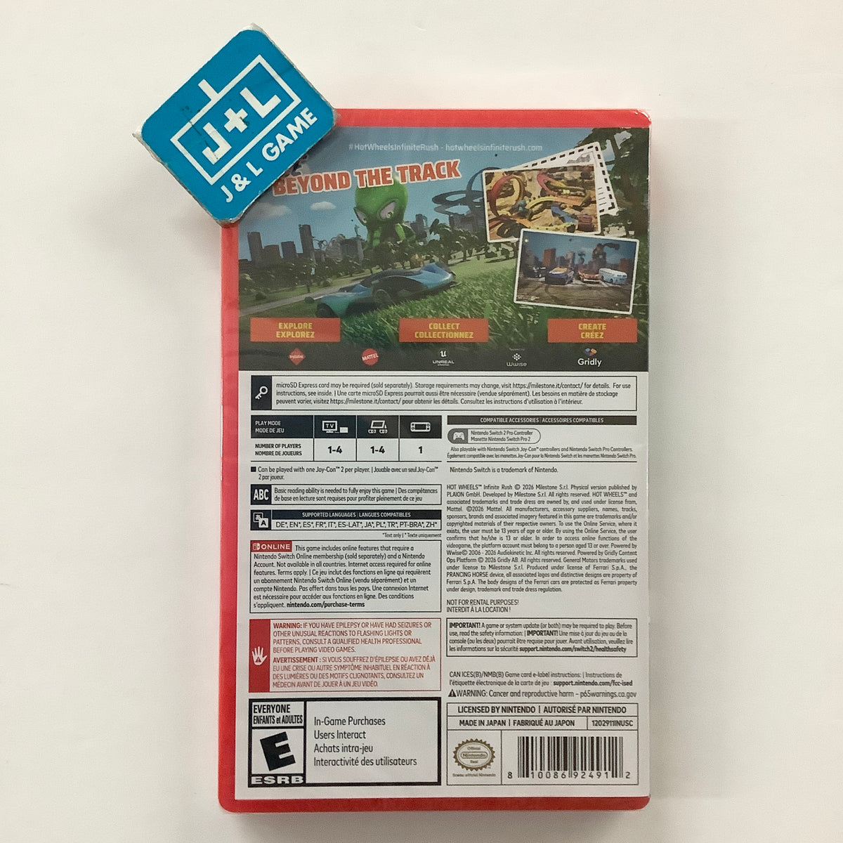 Hot Wheels: Infinite Rush - (NS2) Nintendo Switch 2 Video Games PLAION