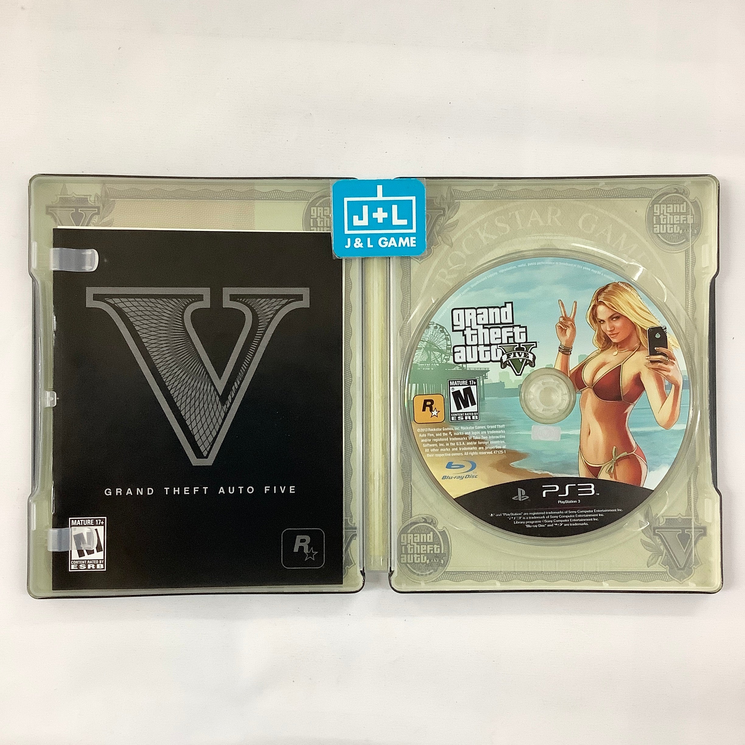Grand Theft Auto V (Special Edition) (Steelbook) - (PS3) PlayStation 3 [Pre-Owned] Video Games Rockstar Games   