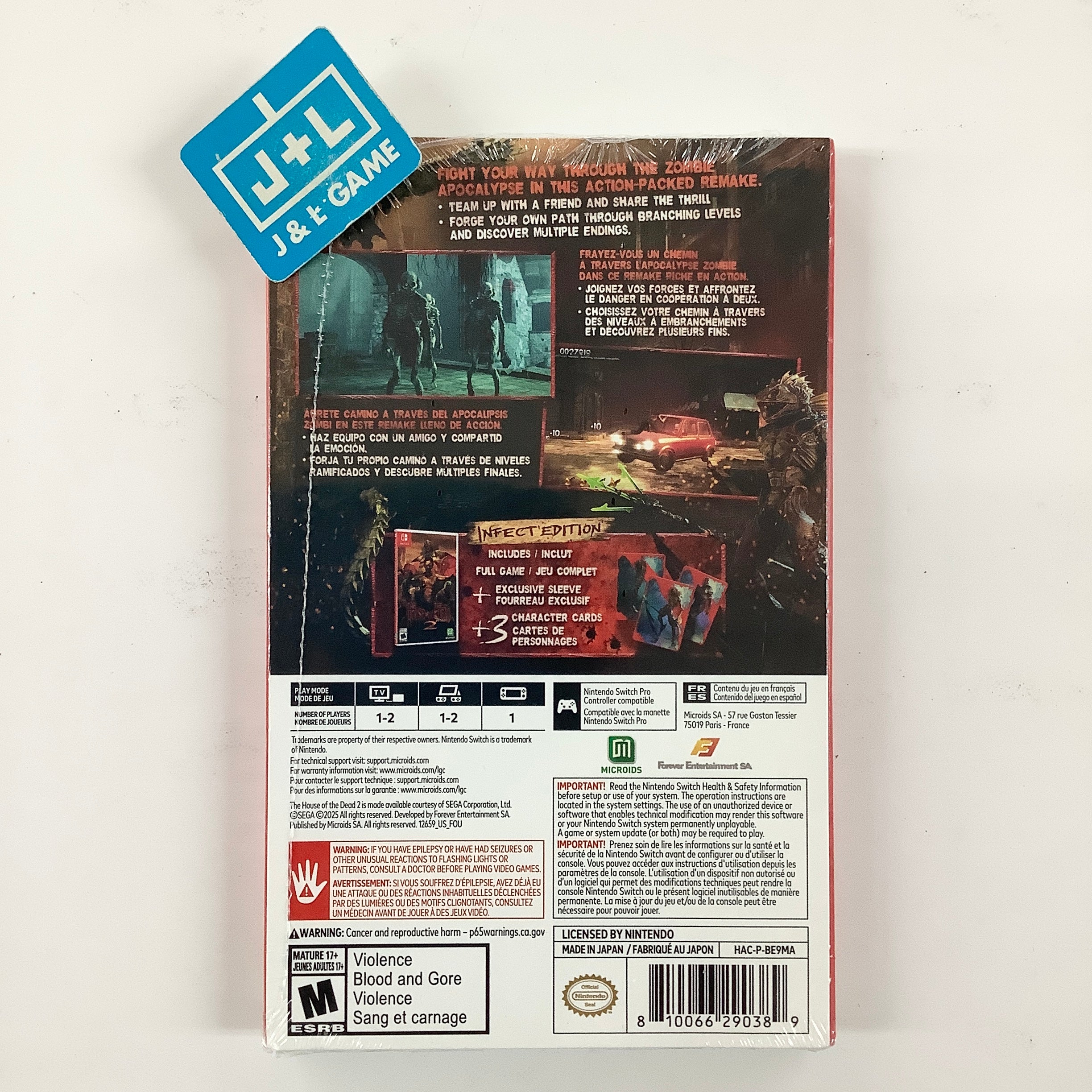 The House of the Dead 2: Remake (Infect Edition) - (NSW) Nintendo Switch Video Games Microids