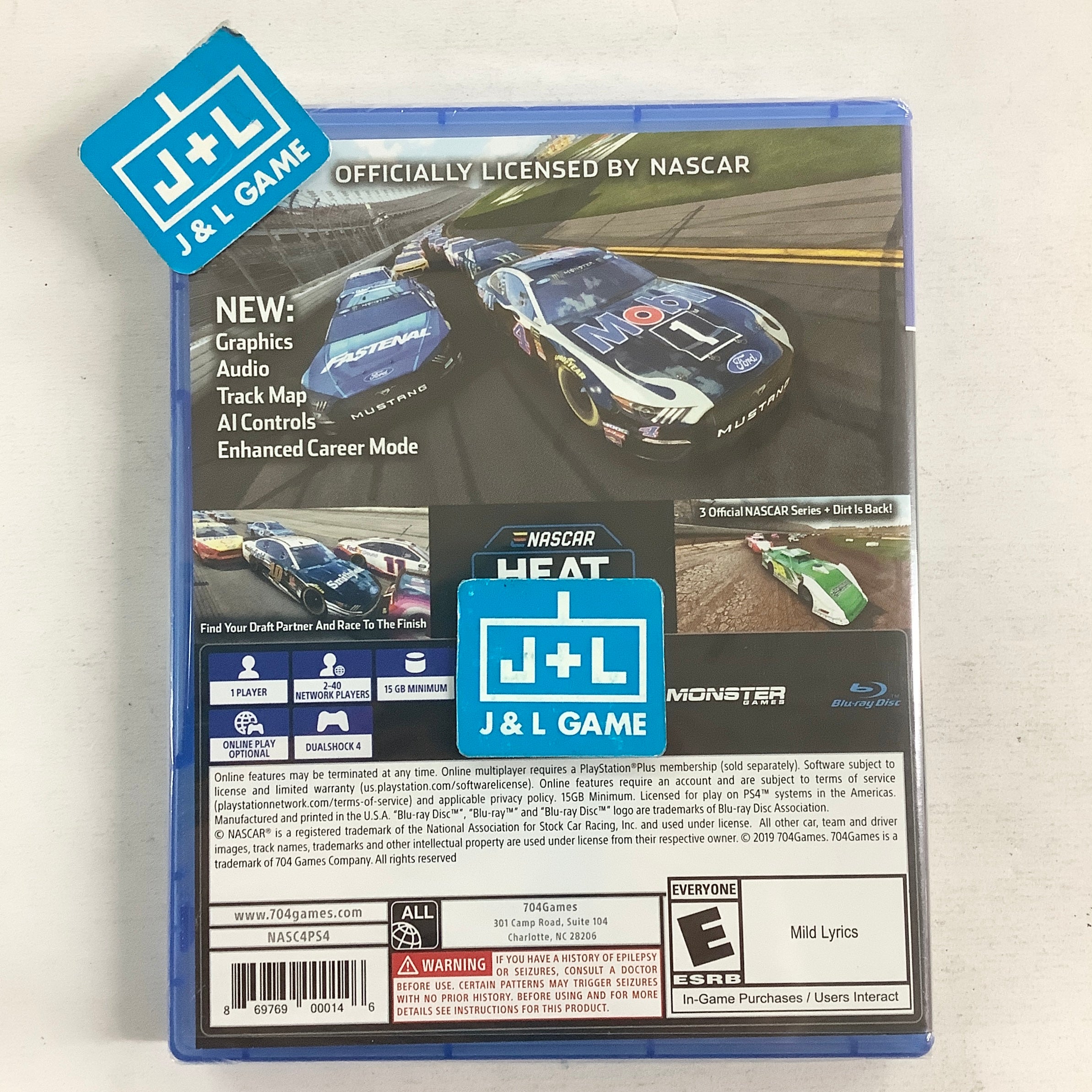 NASCAR Heat 4 - (PS4) PlayStation 4 Video Games 704 Games