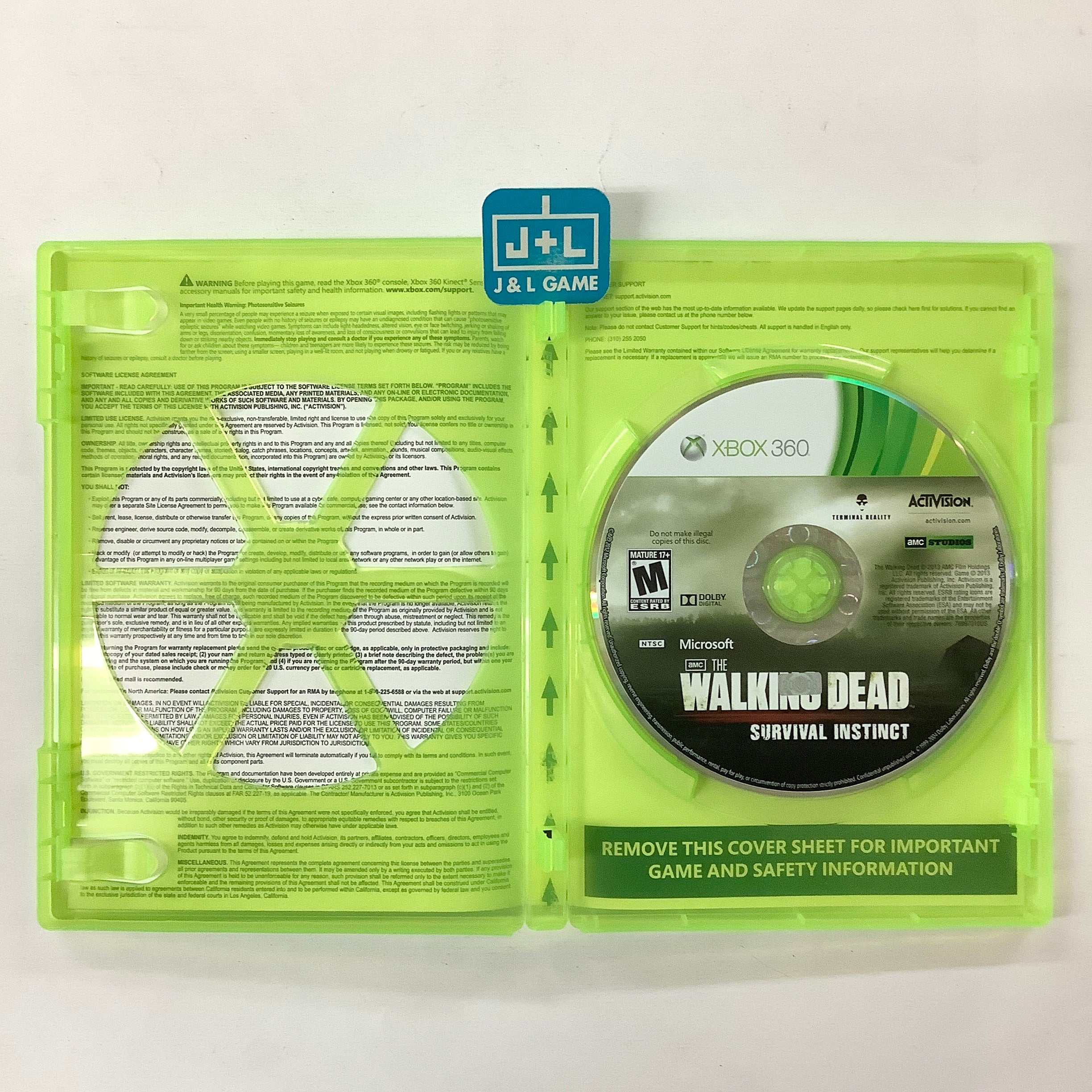 The Walking Dead: Survival Instinct - Xbox 360 [Pre-Owned] Video Games Activision   