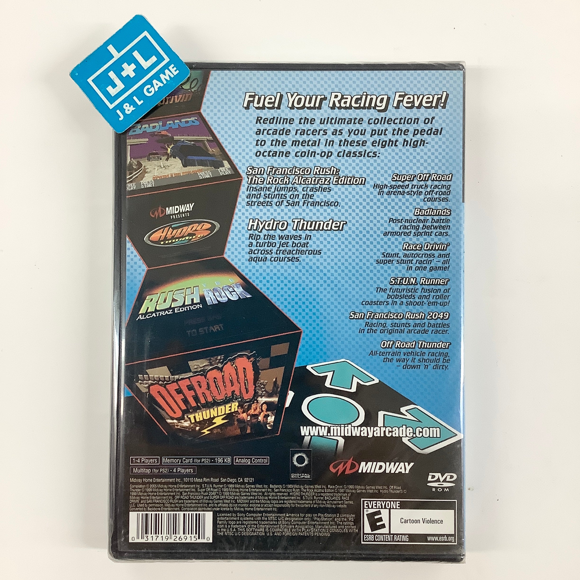 Midway Arcade Treasures 3 - (PS2) PlayStation 2 Video Games Midway