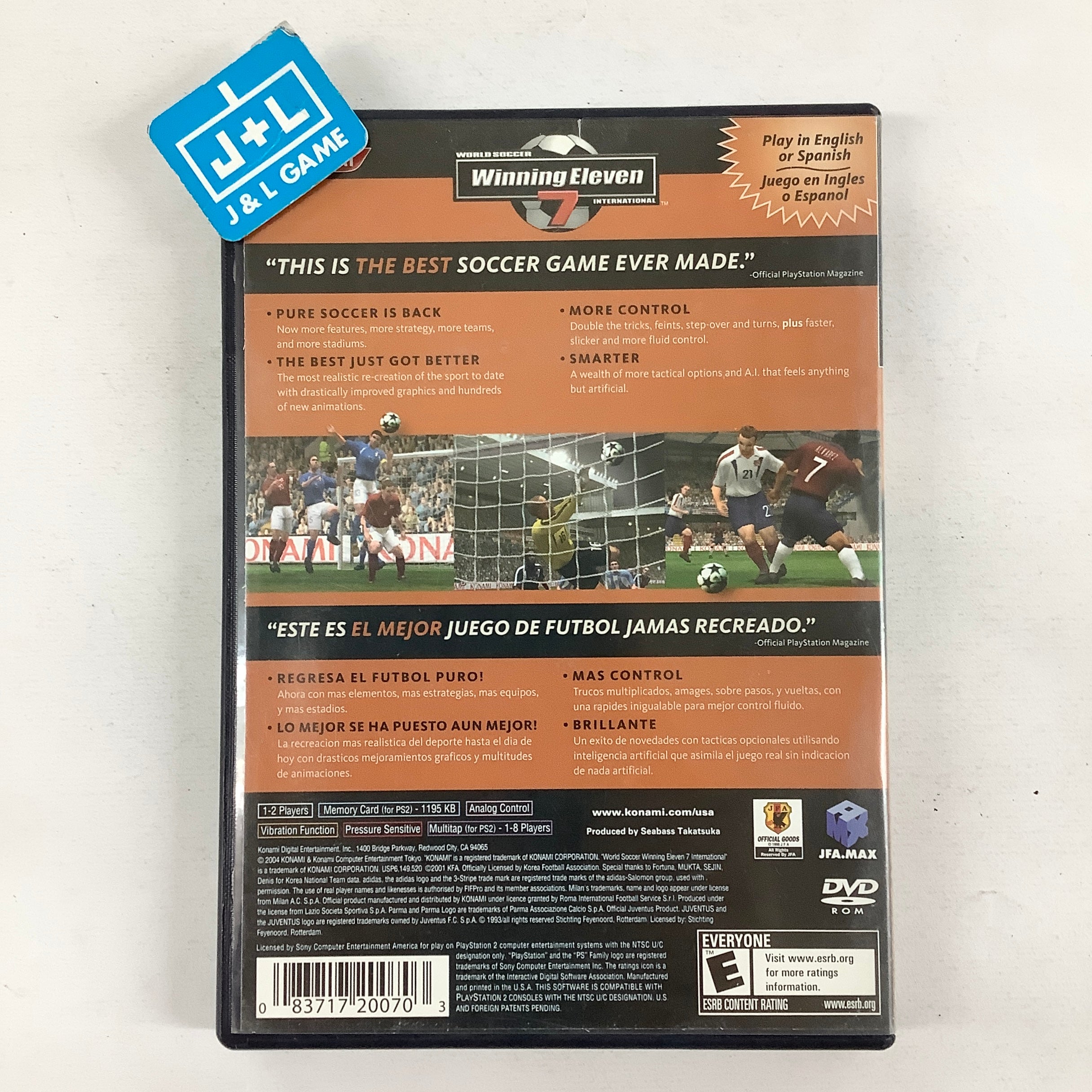 World Soccer Winning Eleven 7 International - (PS2) PlayStation 2 [Pre-Owned] Video Games Konami