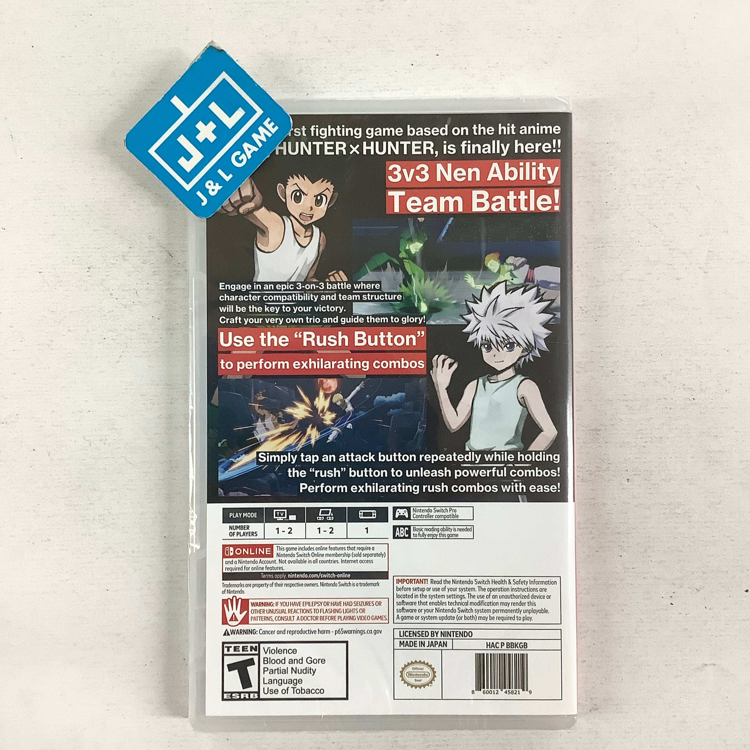 インパクト  任天堂 スイッチ Hunter x Hunter: Nen x Impact - (NSW) Nintendo Switch | J&L Game