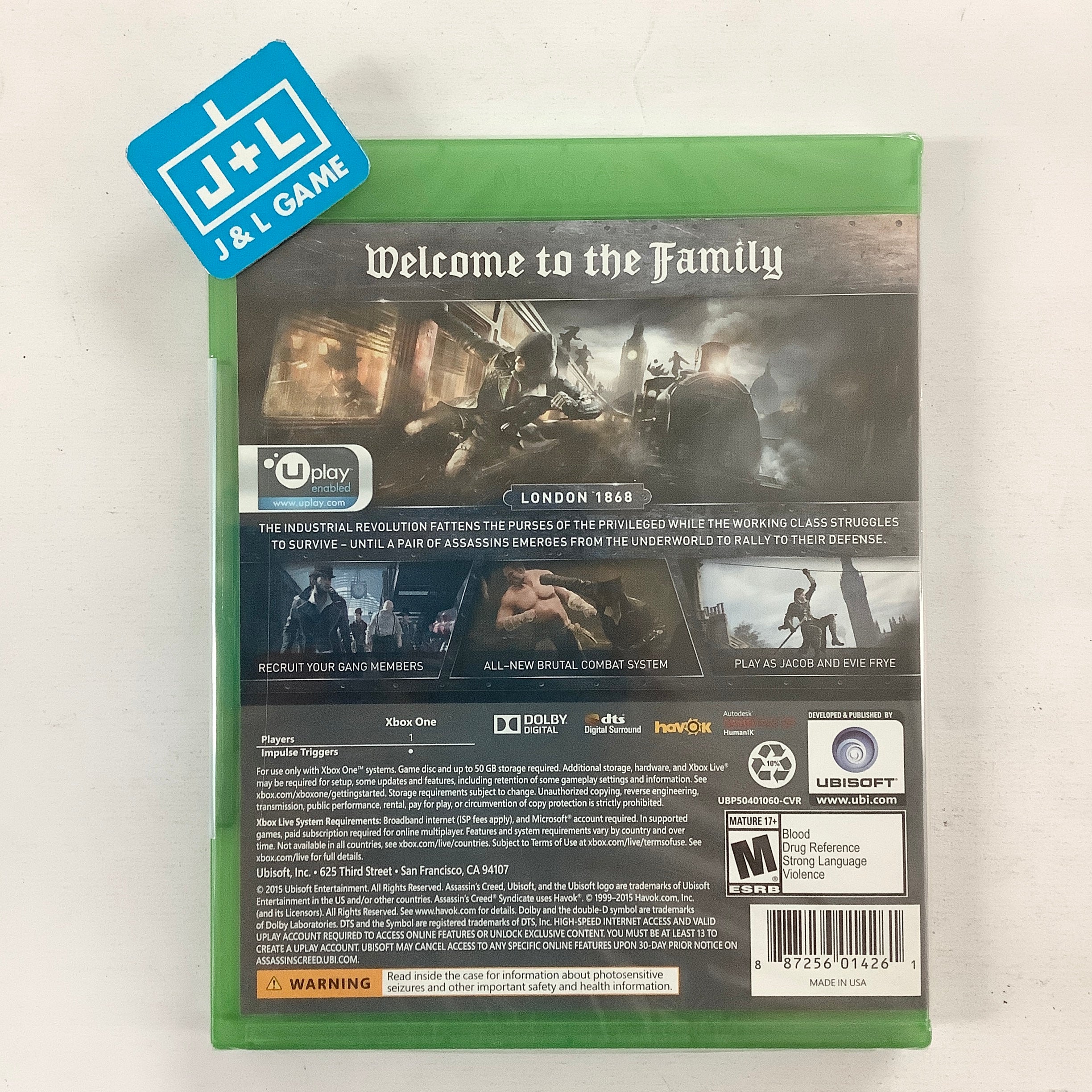 Assassin's Creed Syndicate - (XB1) Xbox One | J&L Game