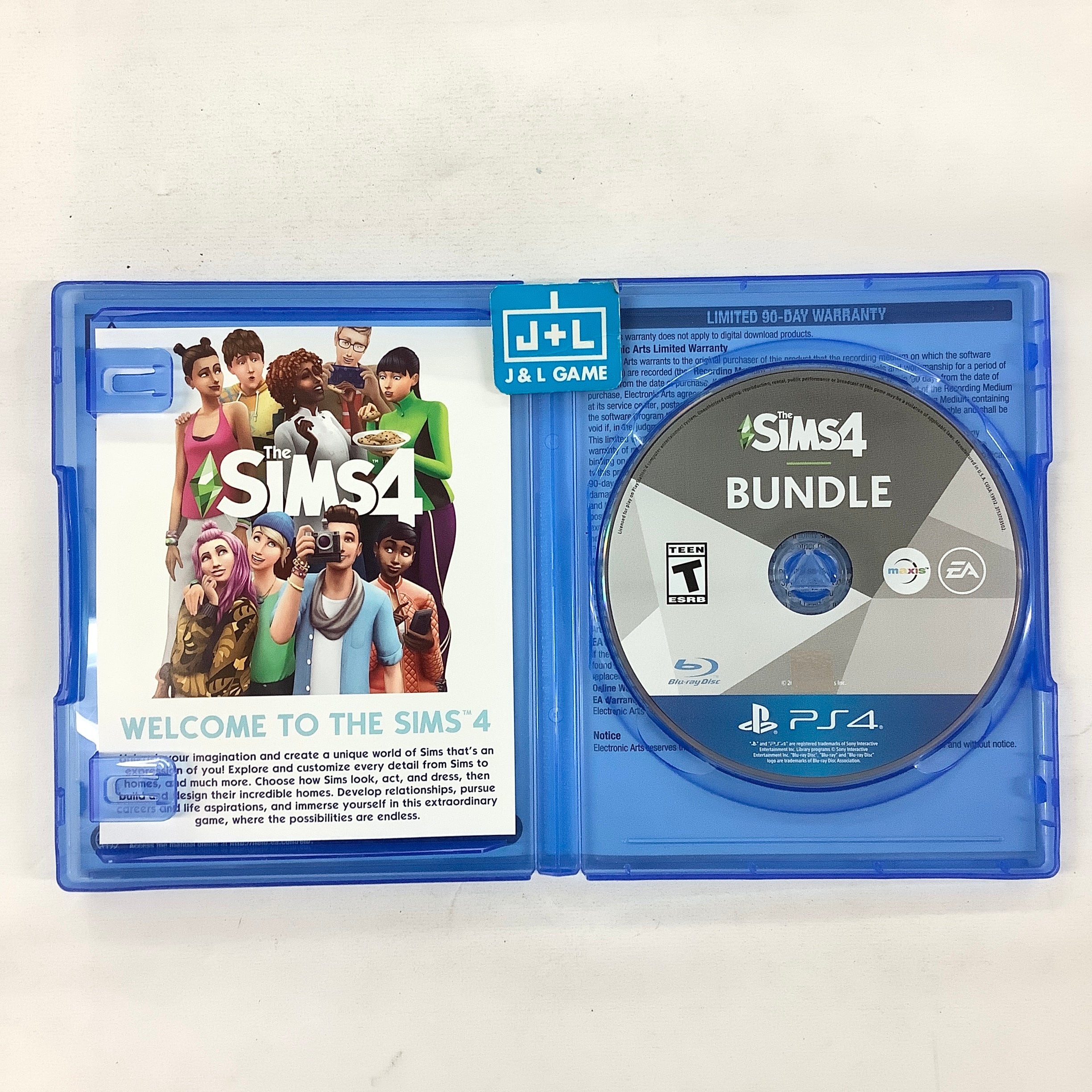 The Sims 4 Plus Cats & Dogs Bundle - (PS4) PlayStation 4 [Pre-Owned] Video Games Electronic Arts