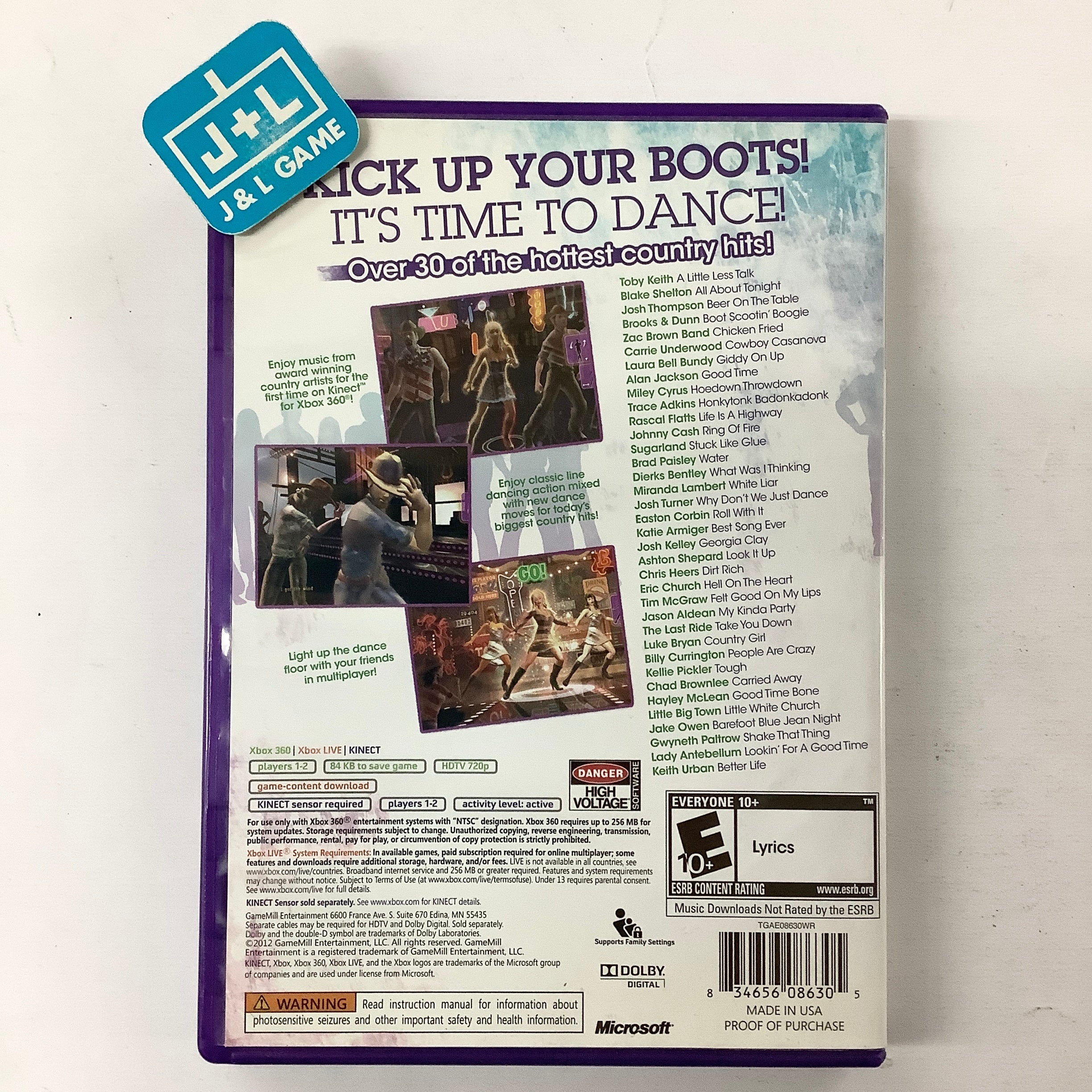 Country Dance All Stars (Kinect Required) - Xbox 360 [Pre-Owned] Video Games GameMill Publishing   
