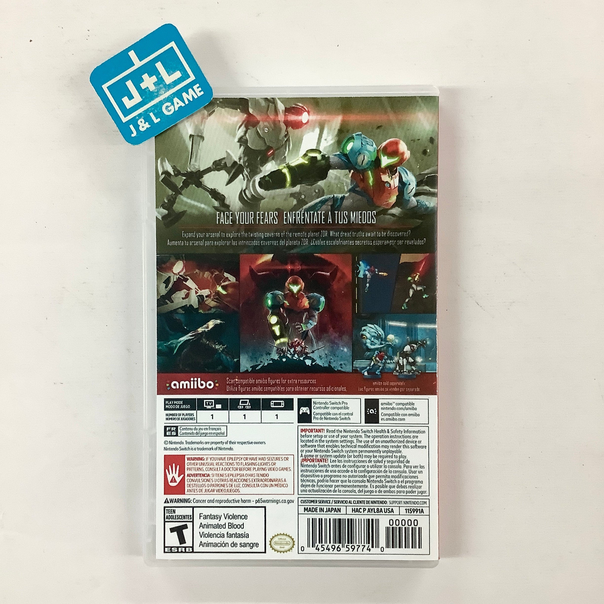 Metroid Dread - (NSW) Nintendo Switch [Pre-Owned] Video Games Nintendo   
