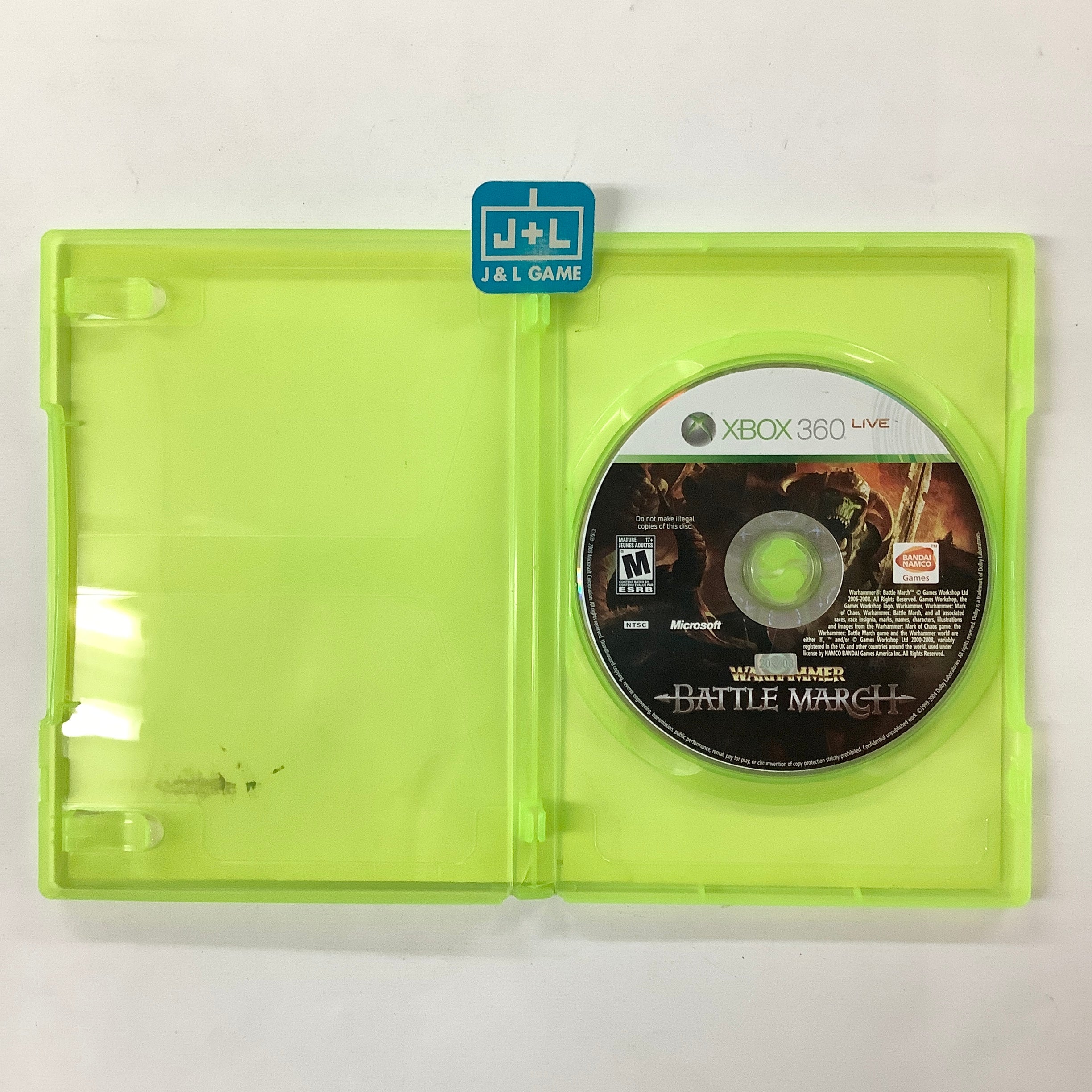 Warhammer: Battle March - Xbox 360 [Pre-Owned] | J&L Game