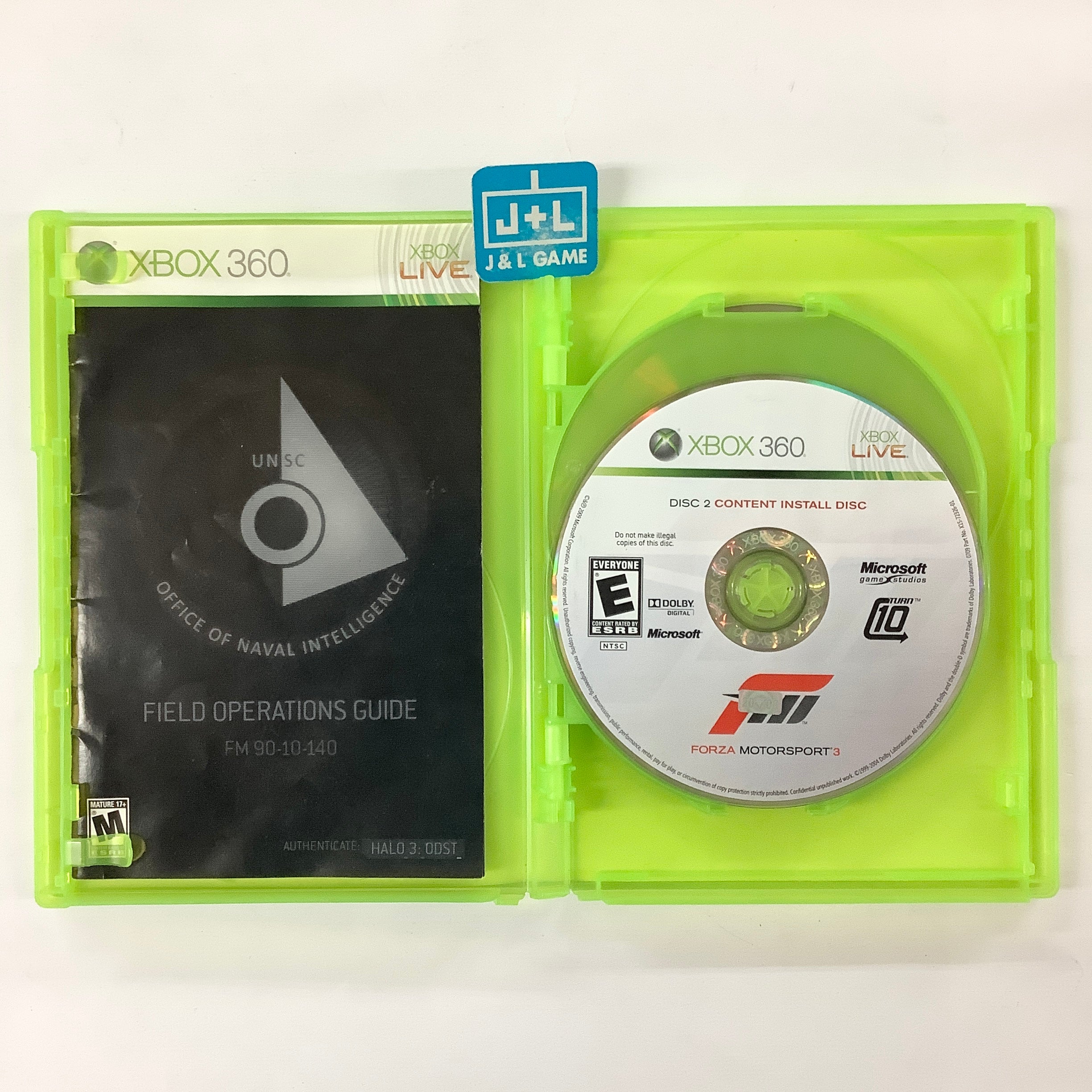 Forza Motorsport 3 & Halo 3: ODST Combo Pack - Xbox 360 [Pre-Owned] Video Games Microsoft Game Studios   