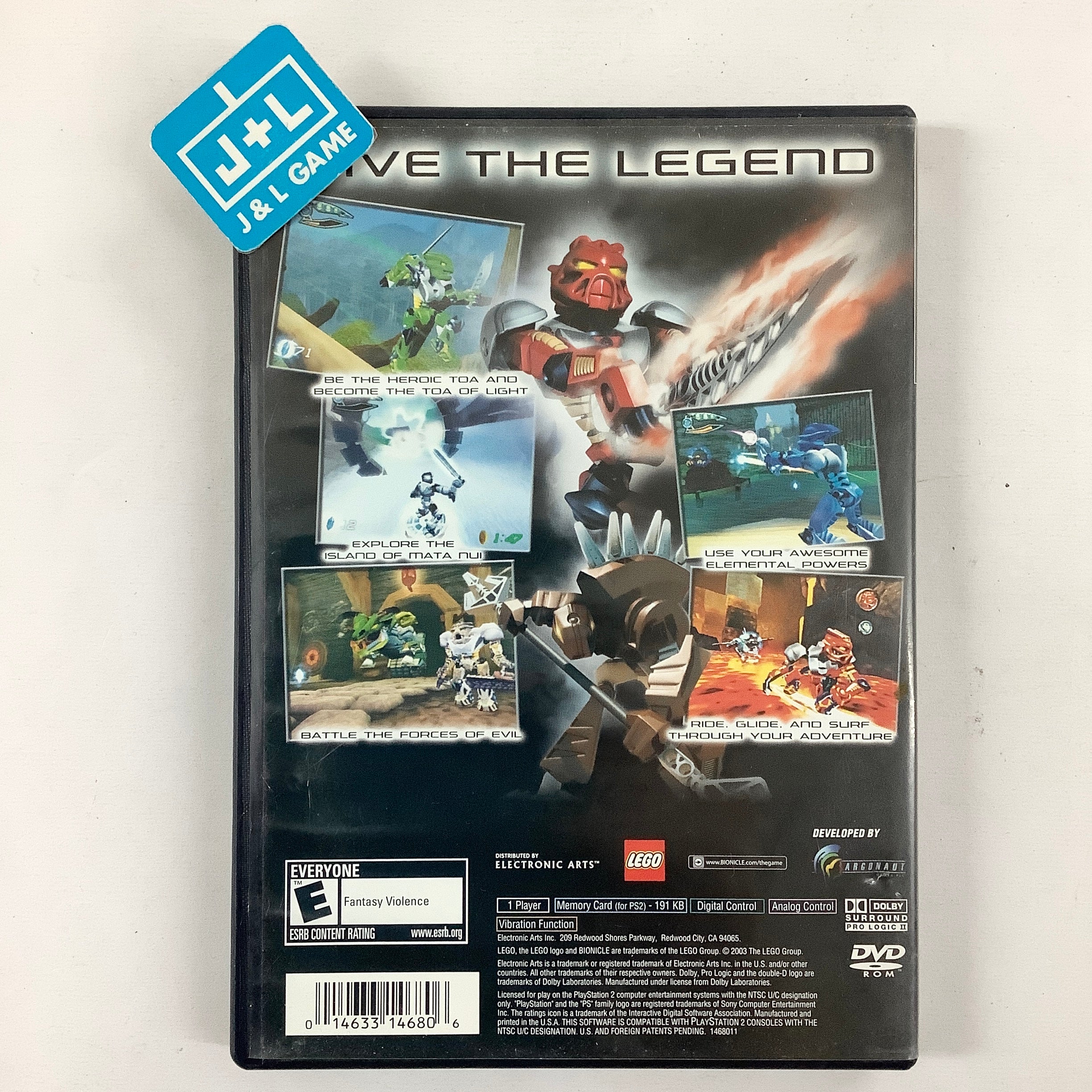 ＰＳ２ Bionicle - (PS2) PlayStation 2 [Pre-Owned] | J&L Game