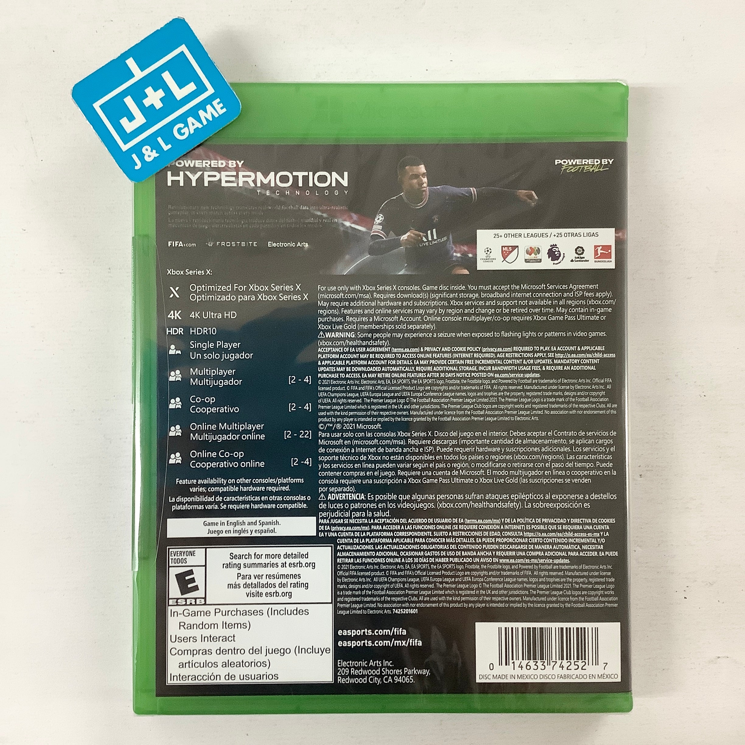 FIFA 22 - (XSX) Xbox Series X | J&L Game