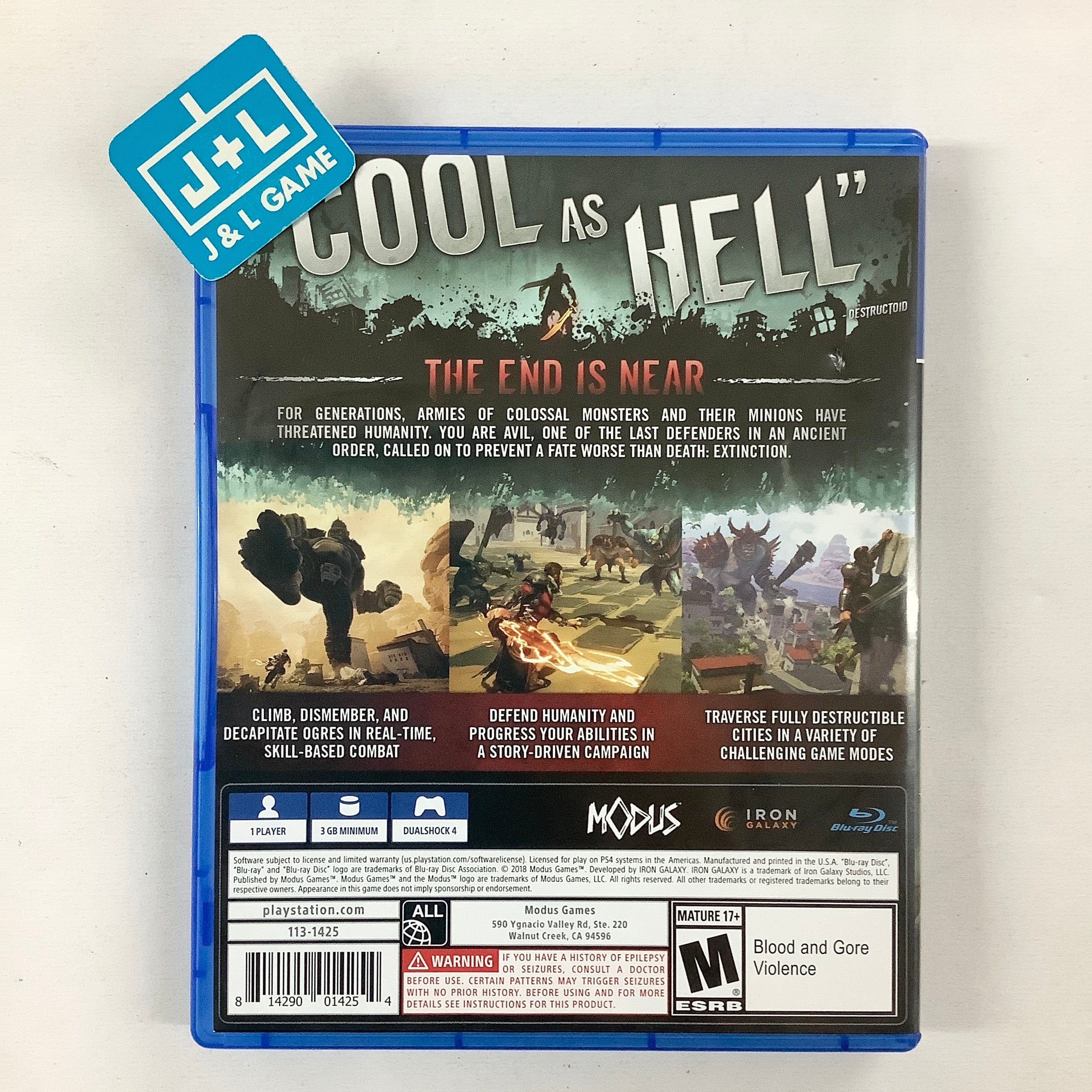Extinction - (PS4) PlayStation 4 [Pre-Owned] Video Games Modus   