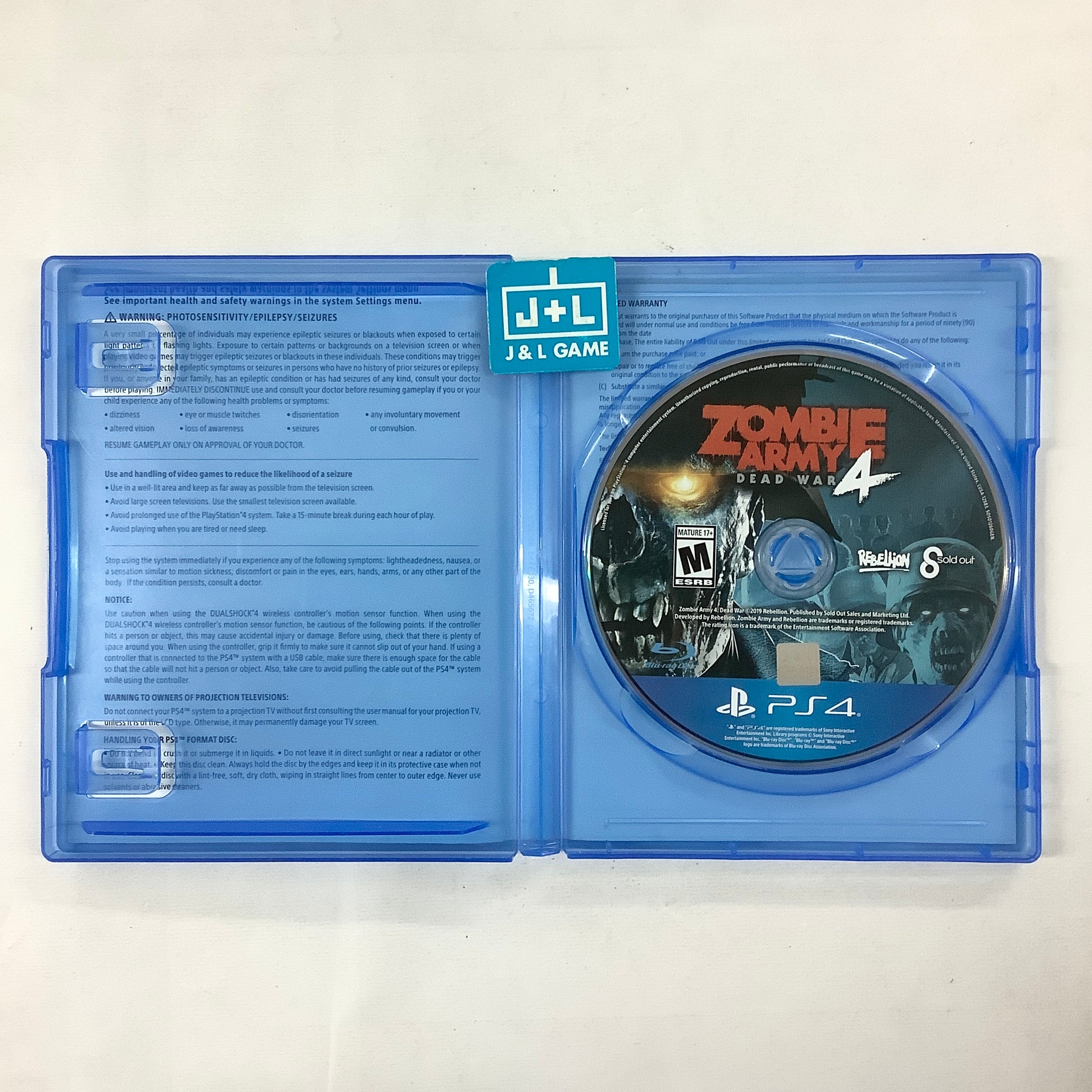 Zombie Army 4: Dead War - (PS4) PlayStation 4 [Pre-Owned] Video Games Sold Out