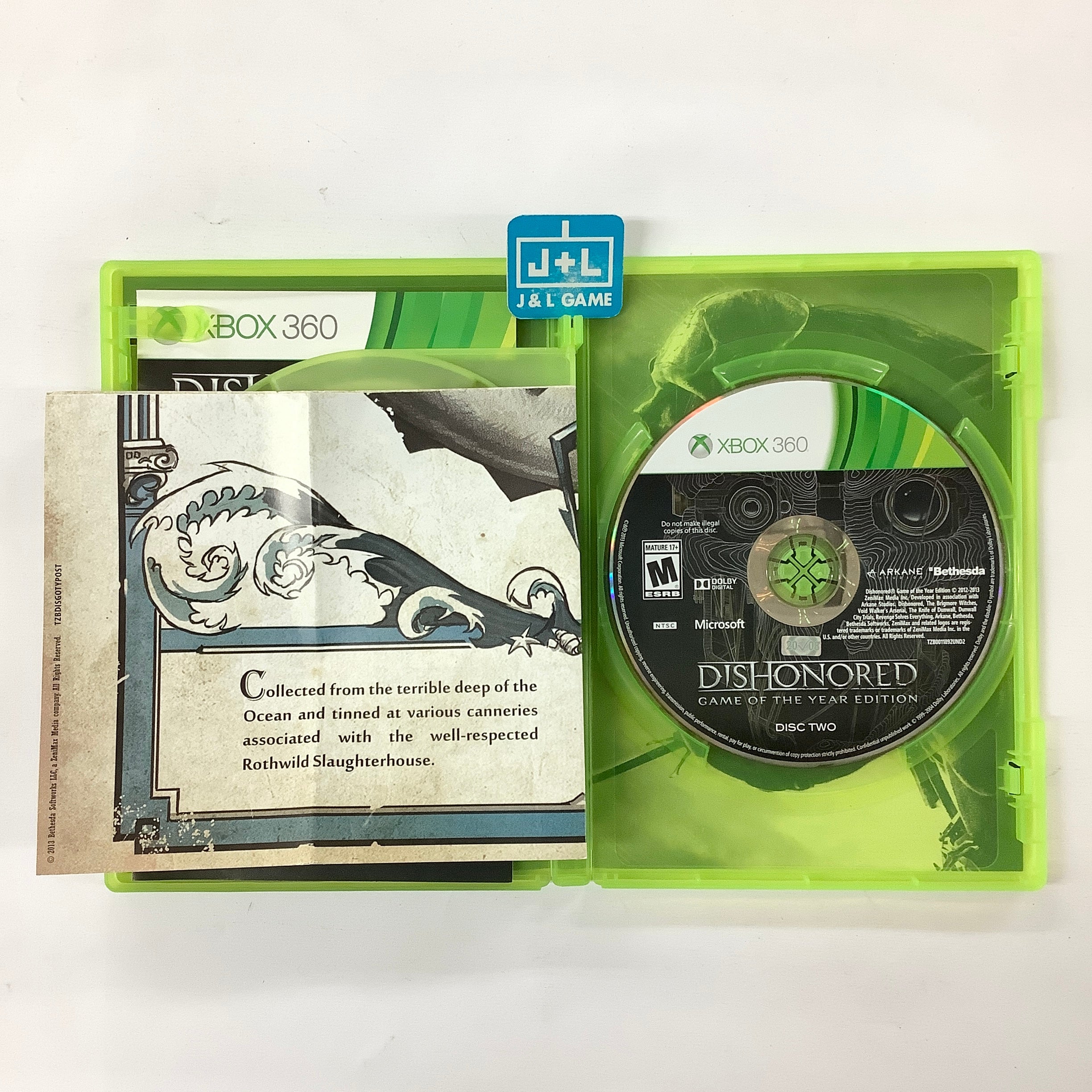 Dishonored: Game of the Year Edition - Xbox 360 [Pre-Owned] Video Games Bethesda   