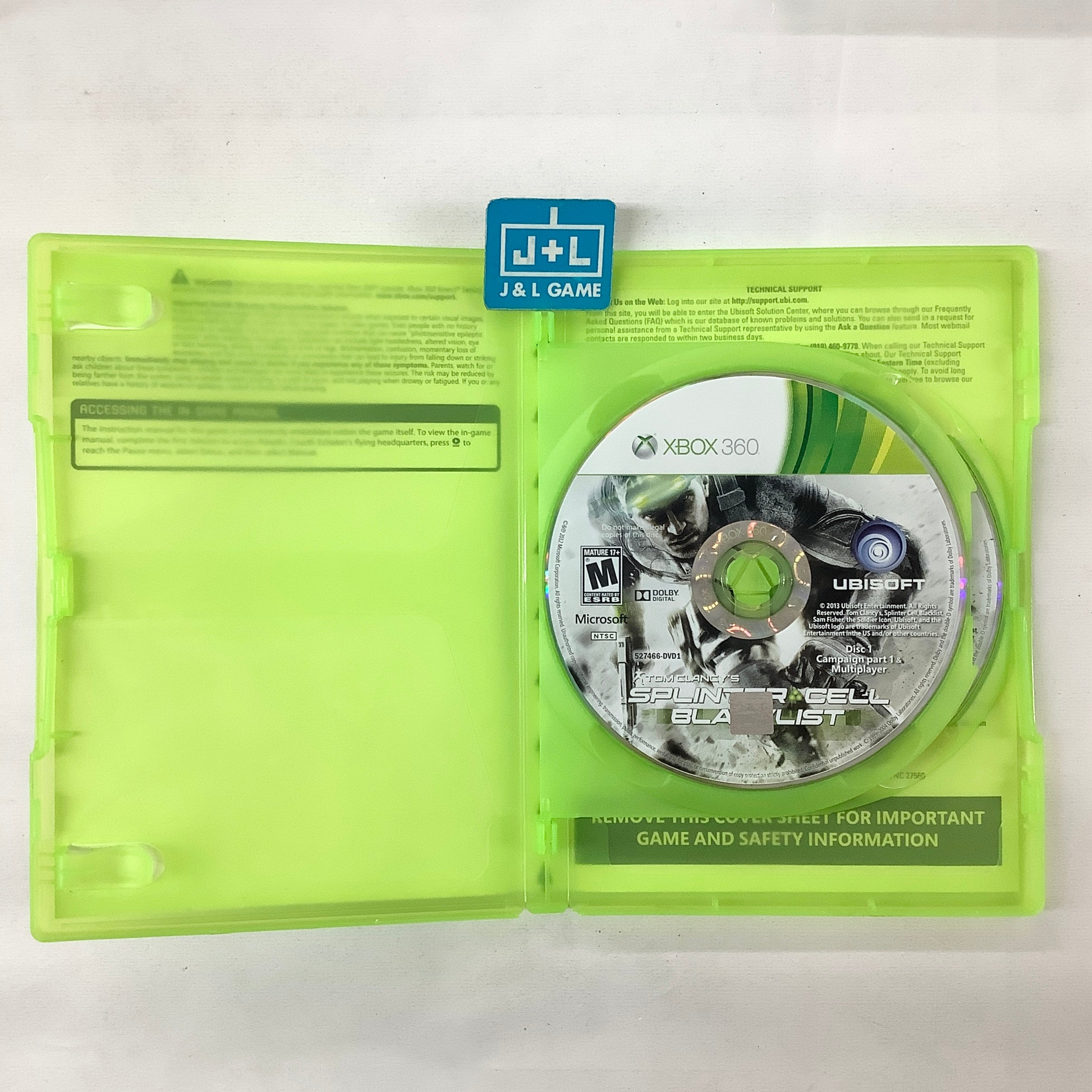 Tom Clancy's Splinter Cell: Blacklist (GameStop Edition) - Xbox 360 [Pre-Owned]