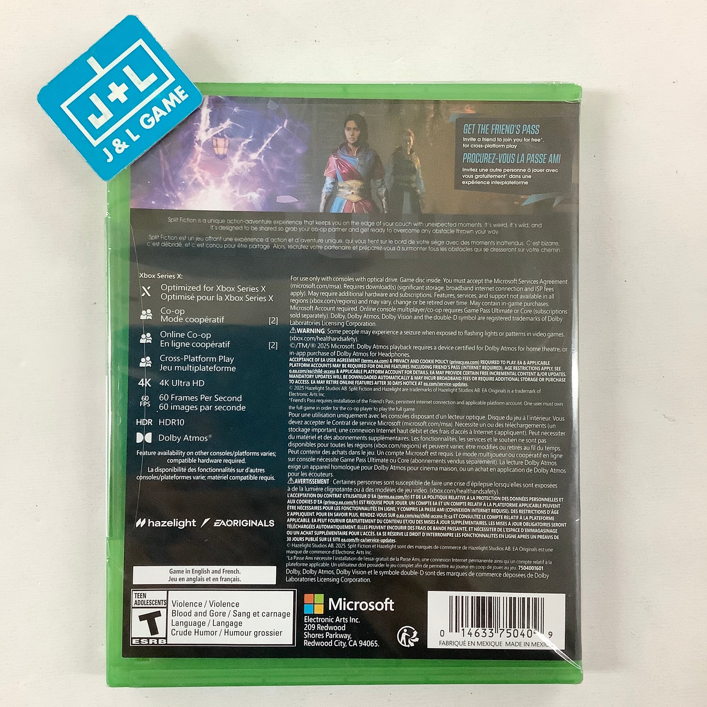 Split Fiction - (XSX) Xbox Series X Video Games Electronic Arts