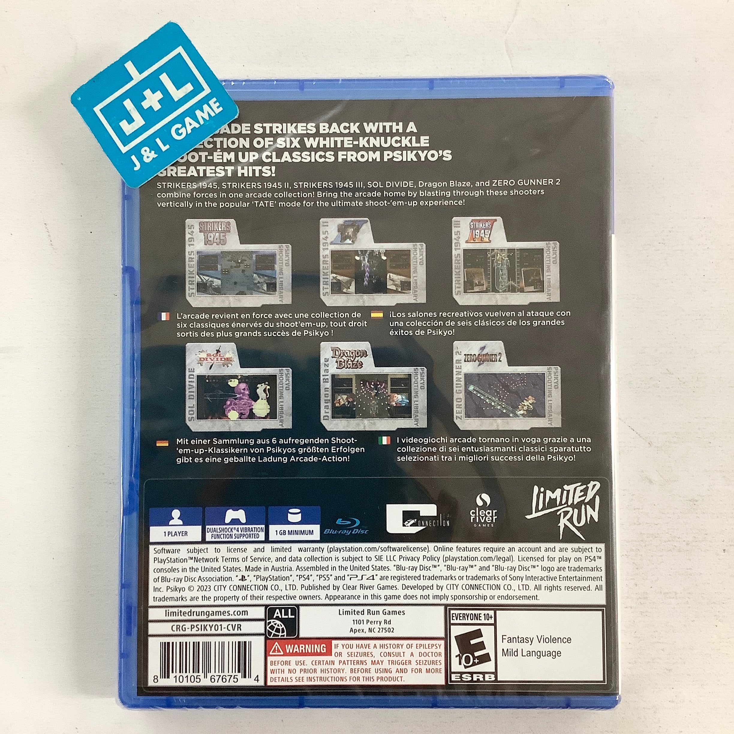 Psikyo Shooting Library Vol. 1 - (PS4) PlayStation 4 Video Games Limited Run Games