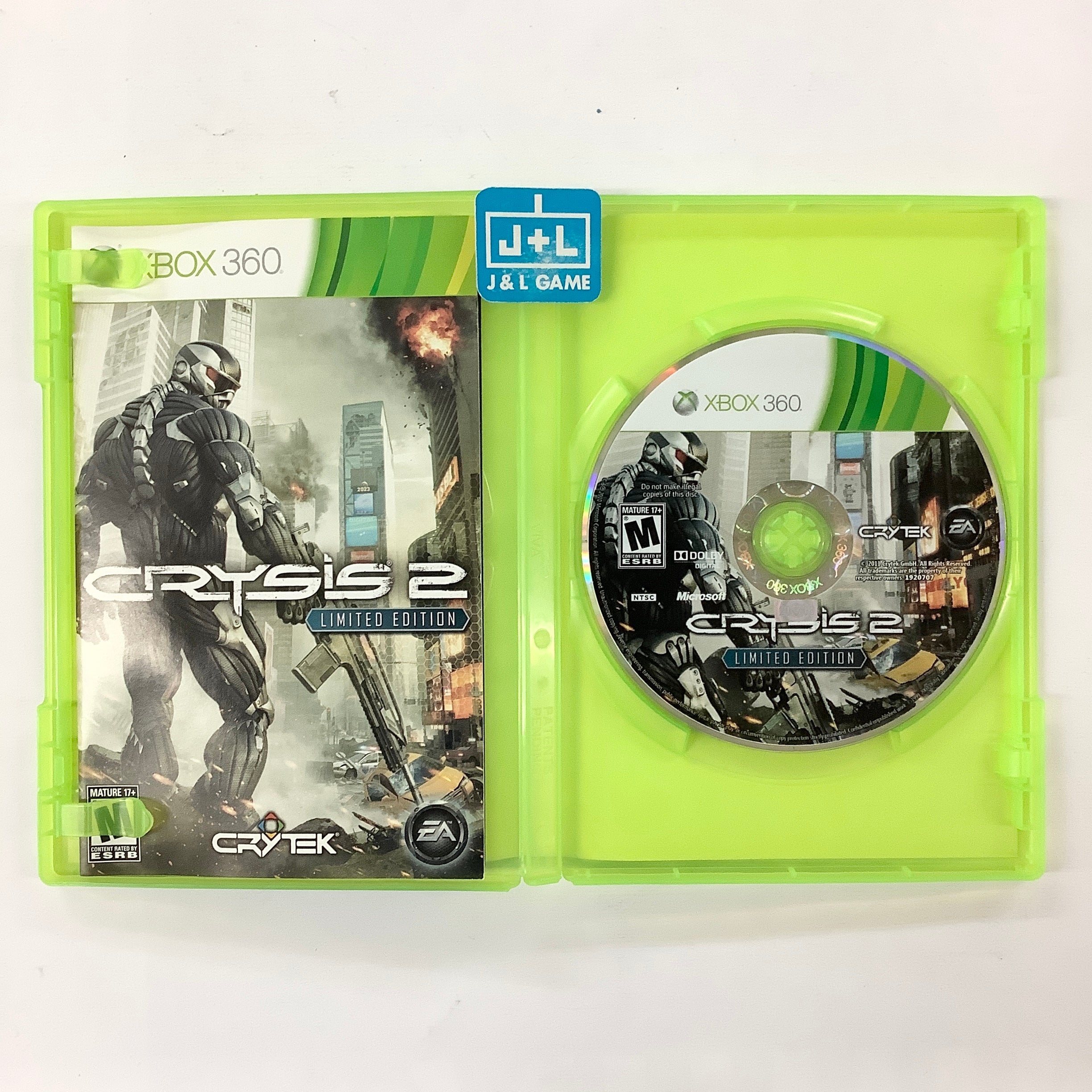 Crysis 2 (Limited Edition) - Xbox 360 [Pre-Owned] Video Games EA Games   