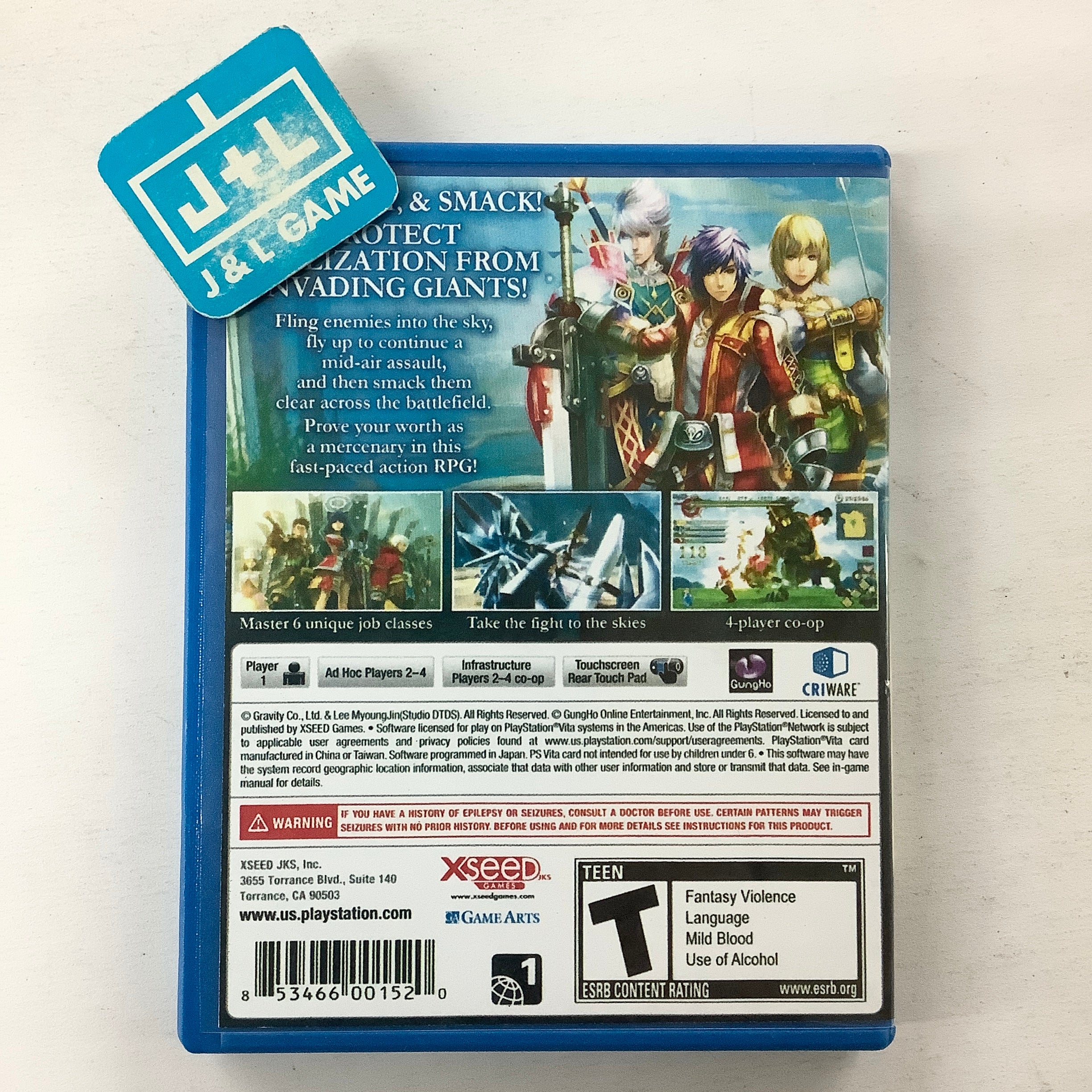 Ragnarok Odyssey - (PSV) PlayStation Vita [Pre-Owned] Video Games XSEED Games   