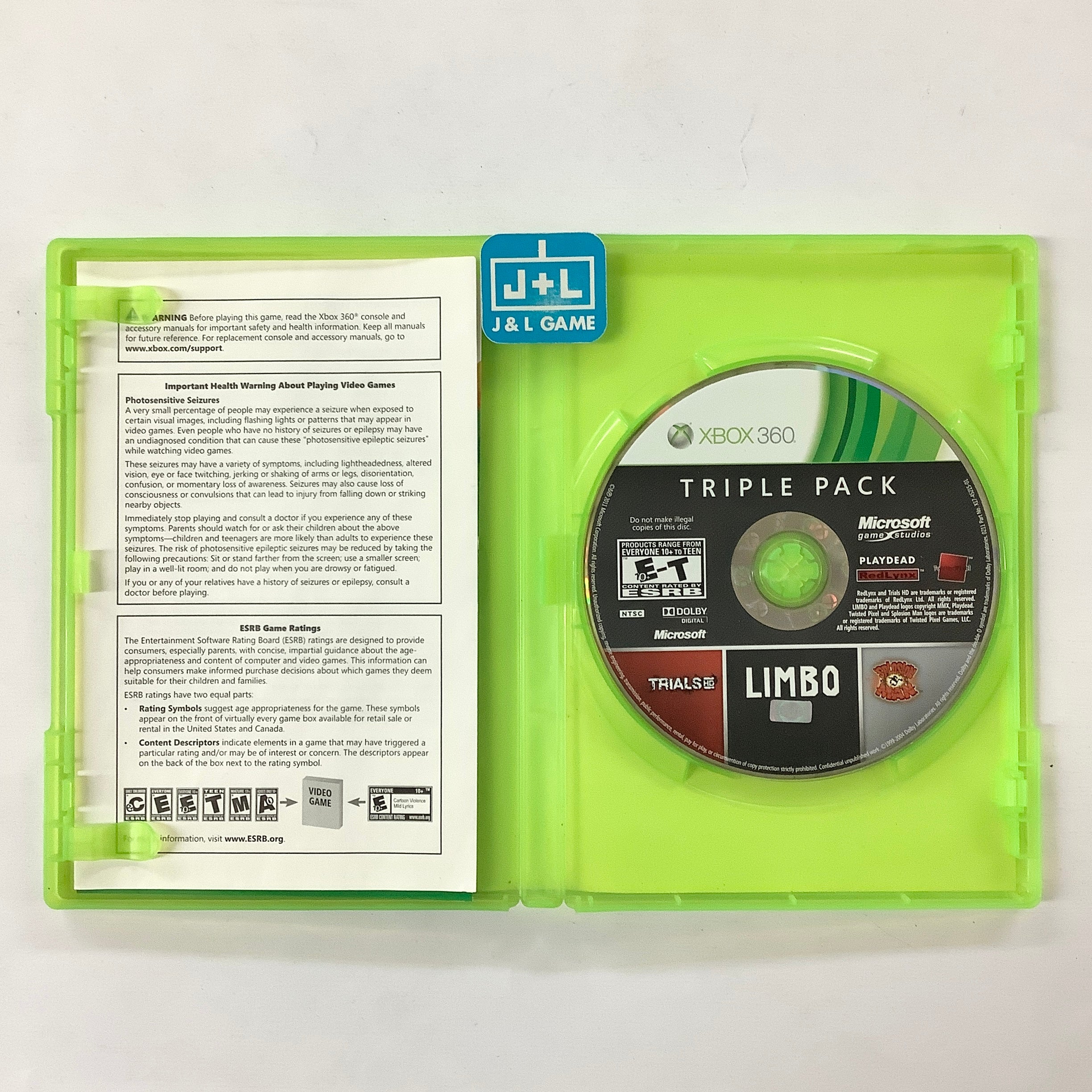 Triple Pack: Xbox Live Arcade Compilation - Xbox 360 [Pre-Owned] Video Games Microsoft Game Studios   