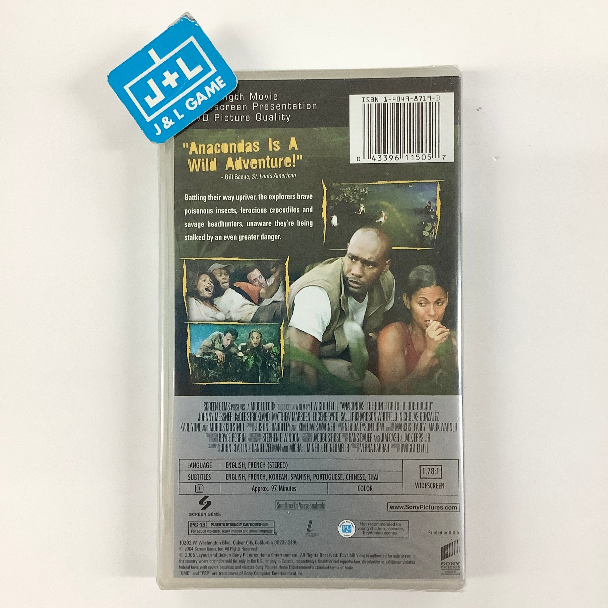 Anacondas: The Hunt for the Blood Orchid - PSP UMD Video Home Sony Pictures