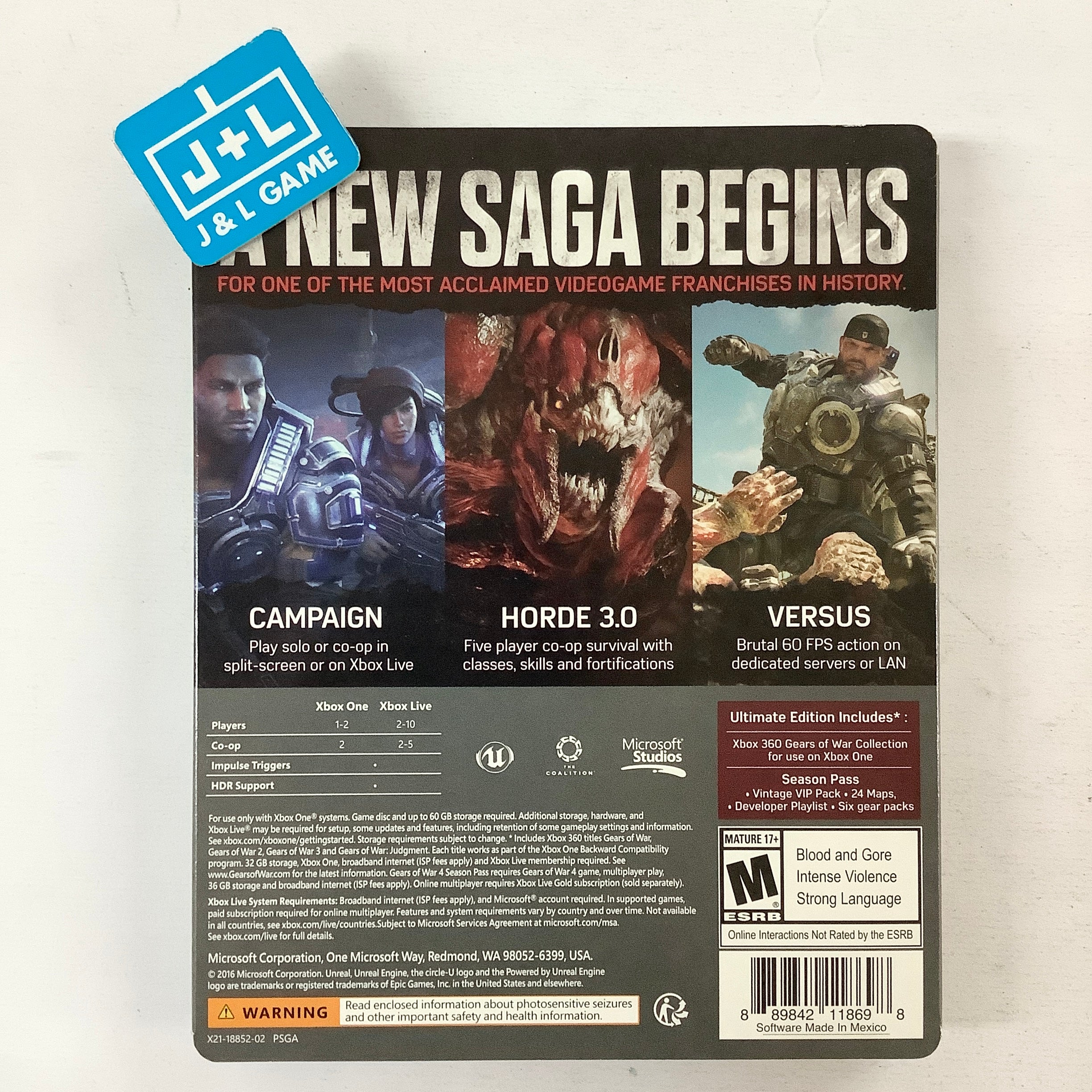 gears of war ultimate edition co op Gears of War 4: Ultimate Edition