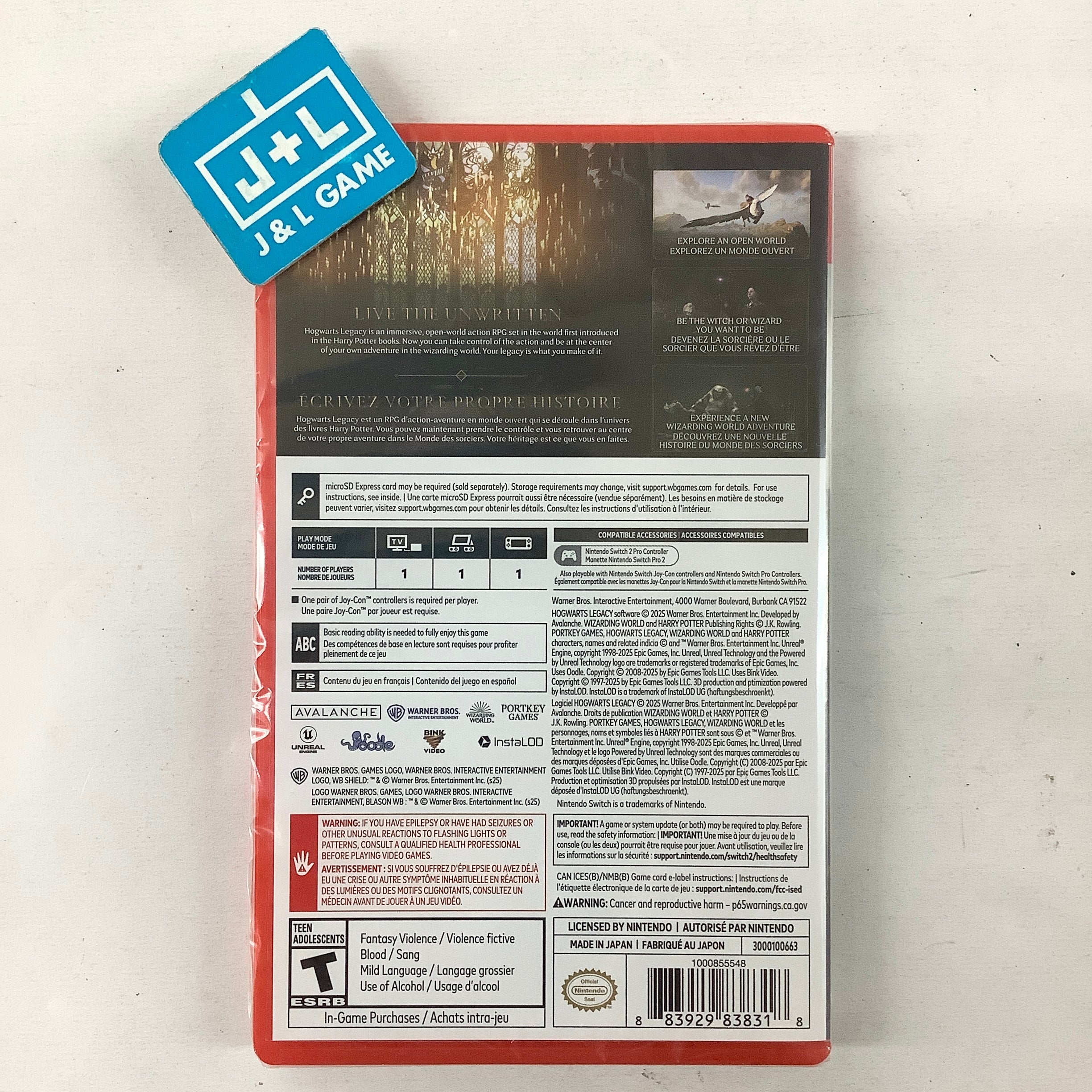 Hogwarts Legacy - (NS2) Nintendo Switch 2 Video Games WB Games