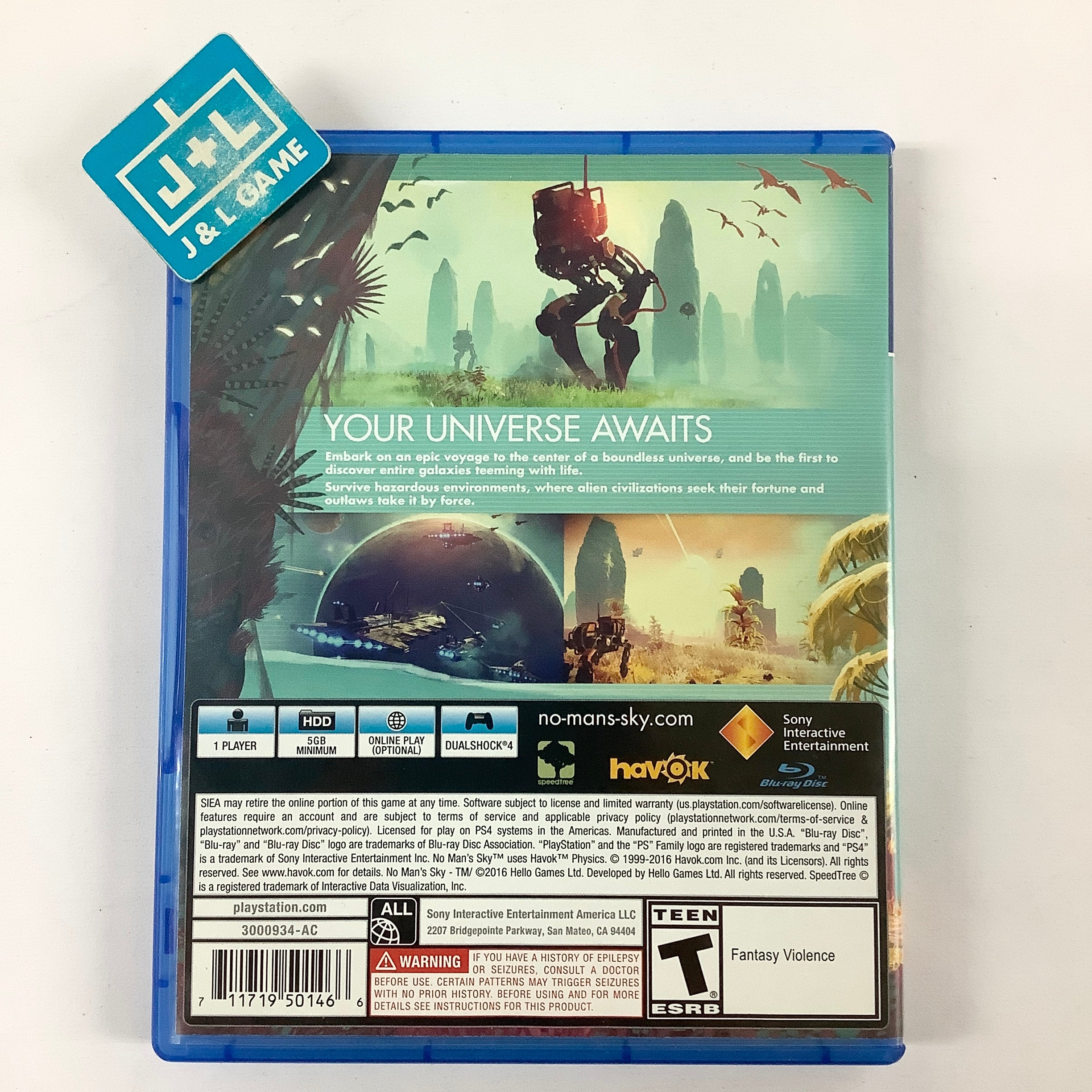 No Man's Sky - (PS4) PlayStation 4 [Pre-Owned] Video Games Sony Interactive Entertainment   