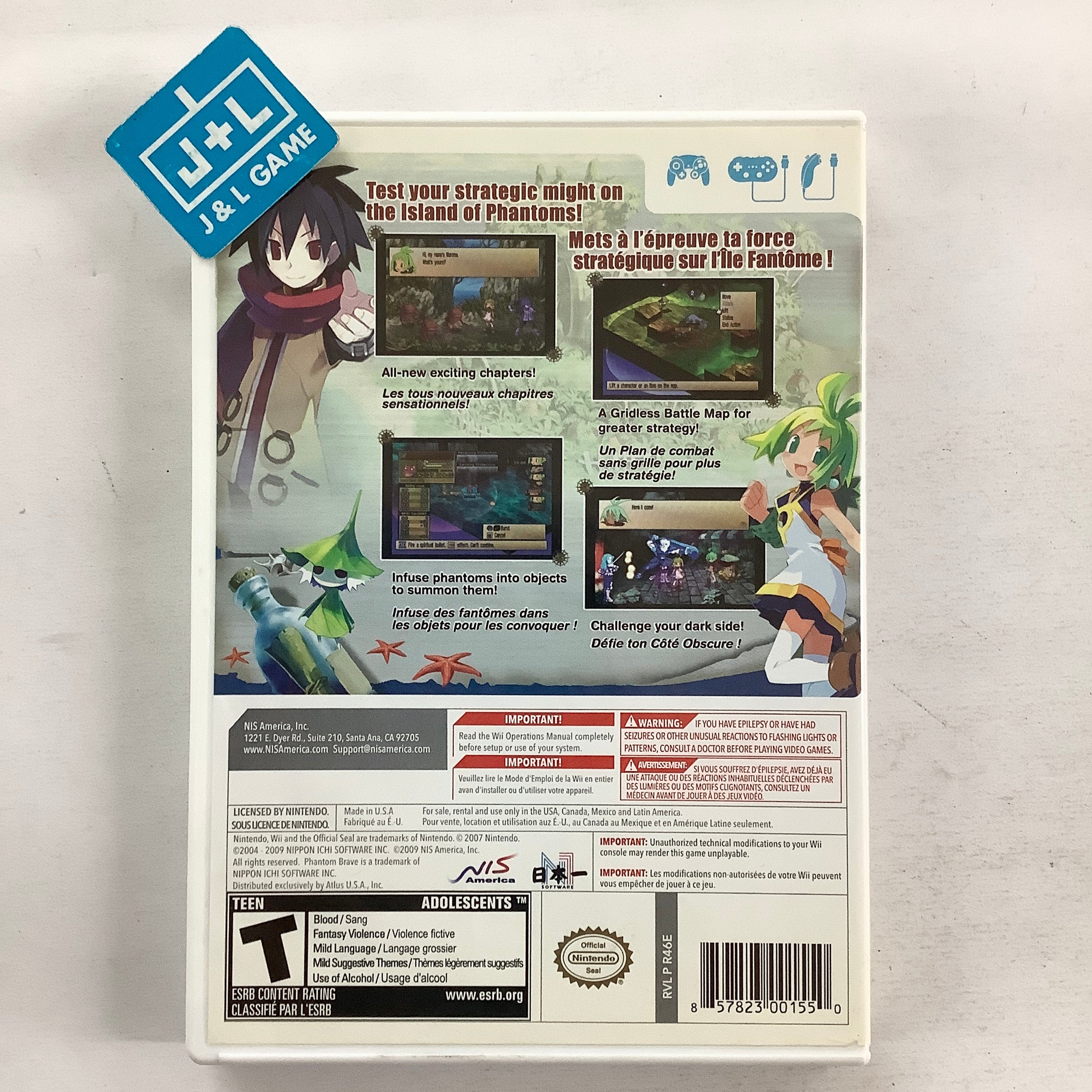 Phantom Brave: We Meet Again - Nintendo Wii [Pre-Owned] Video Games NIS America