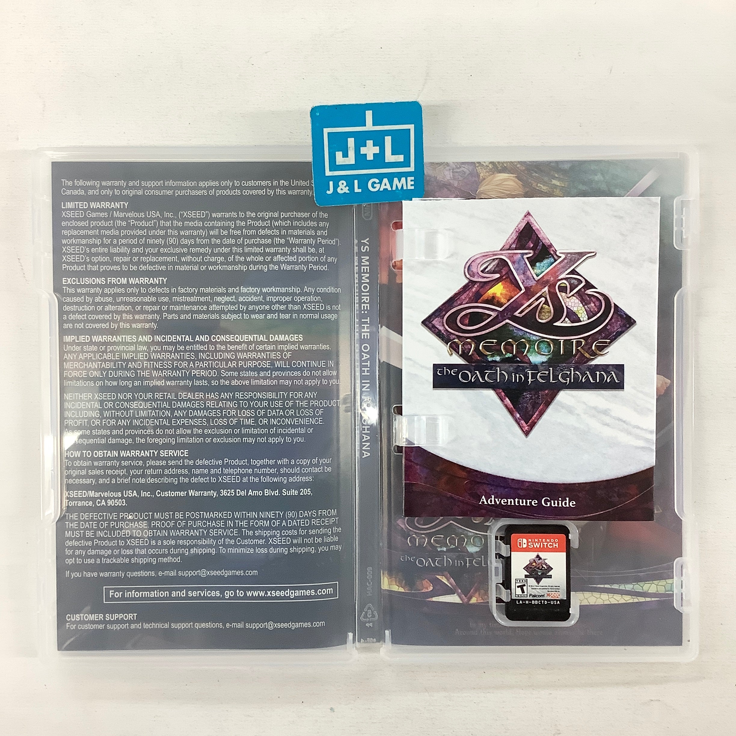 Ys Memoire: The Oath of Felghana - (NSW) Nintendo Switch [Pre-Owned] Video Games XSEED Games