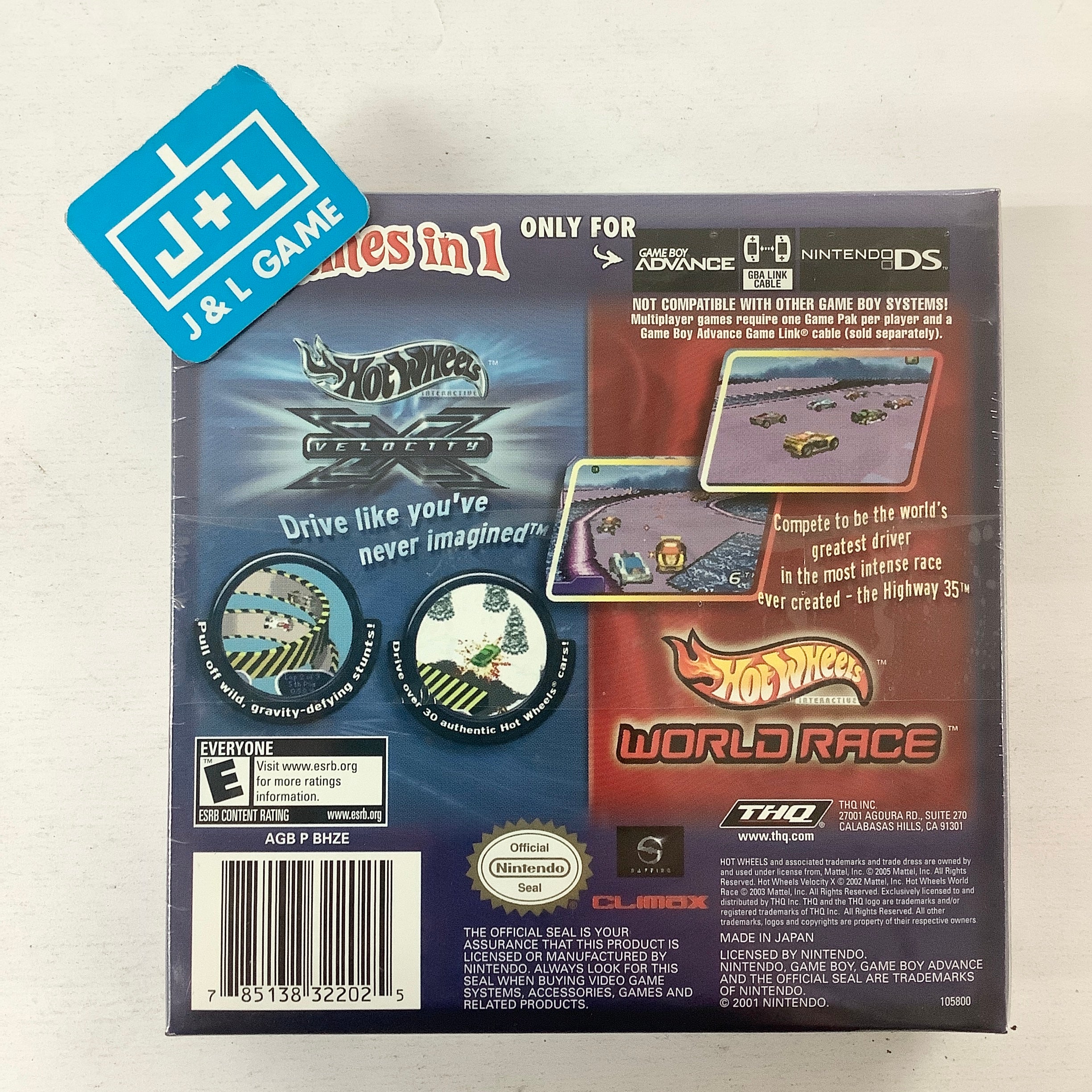 2 Games In 1 Double Pack - Hot Wheels: World Race / Velocity X