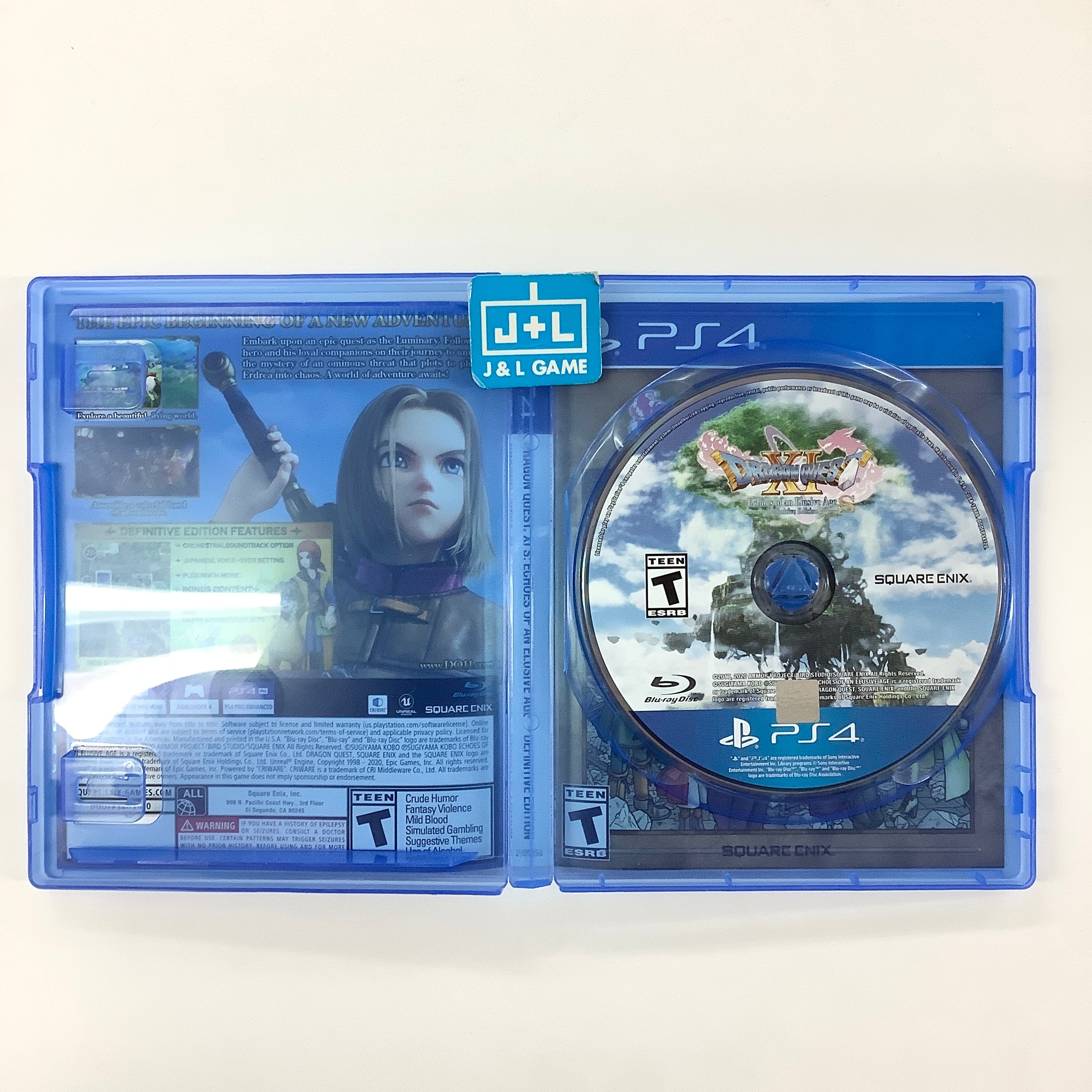 Dragon Quest XI S: Echoes of An Elusive Age Definitive Edition - (PS4) PlayStation 4 [Pre-Owned] Video Games Square Enix