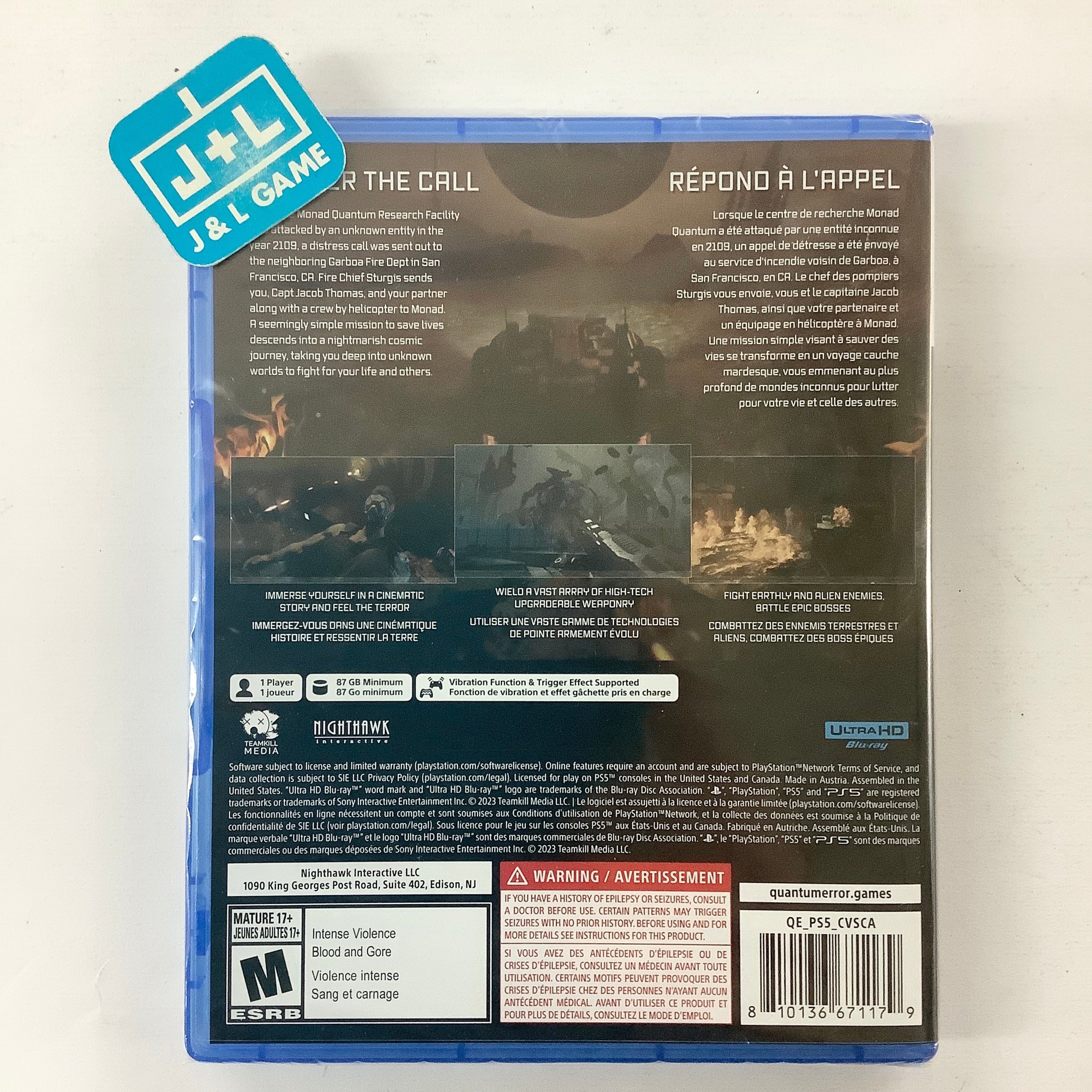 Quantum Error - (PS5) PlayStation 5 Video Games Nighthawk Interactive   