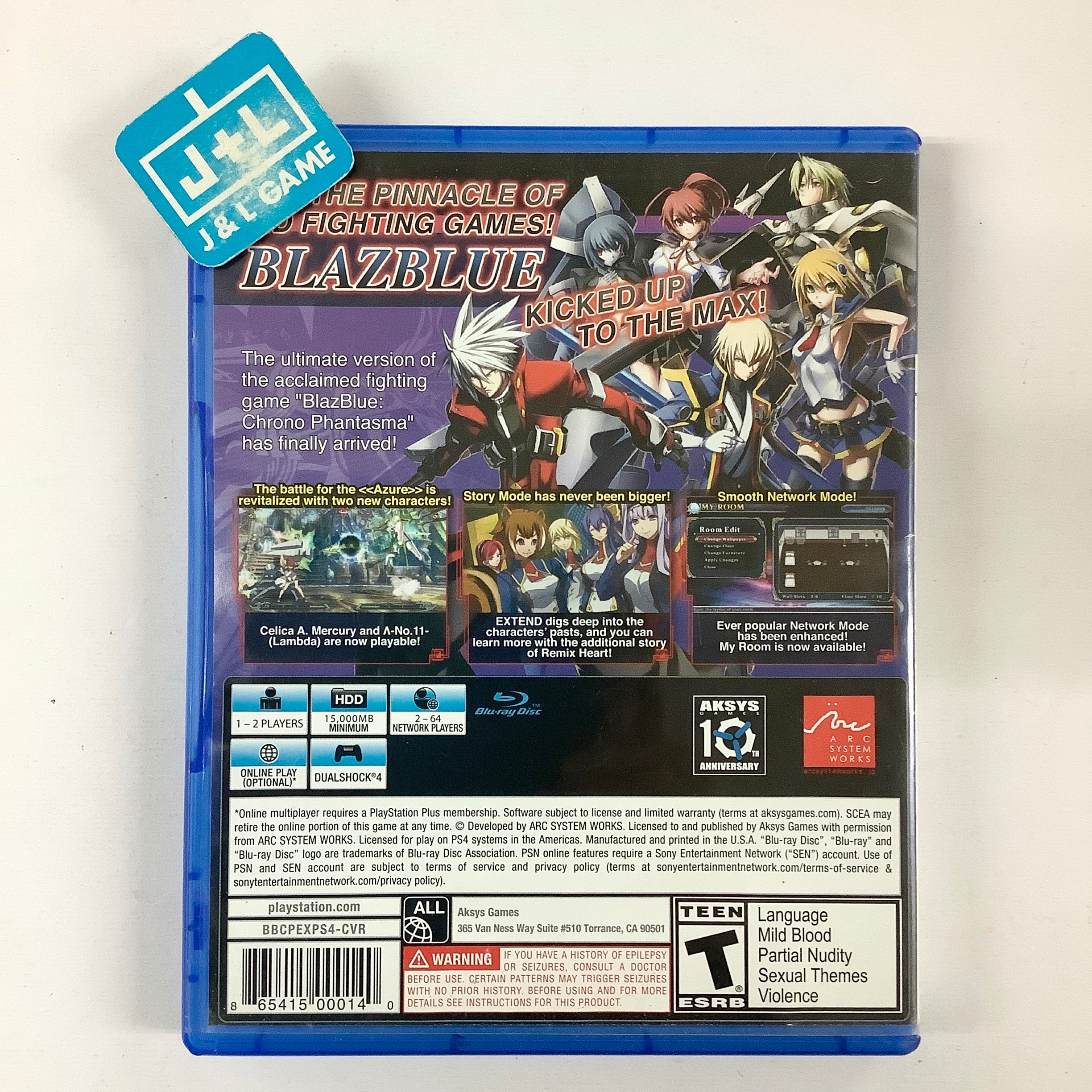 BlazBlue: Chrono Phantasma Extend - (PS4) PlayStation 4 [Pre-Owned