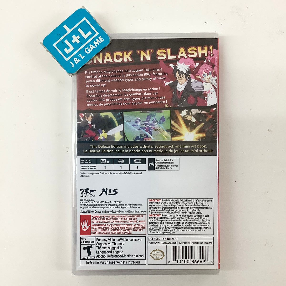 Disgaea Mayhem (Deluxe Edition) - (NSW) Nintendo Switch Video Games NIS America